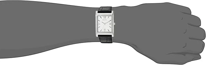96B107 Reloj Bulova Classic de hombre pulsera de cuero - Image 2