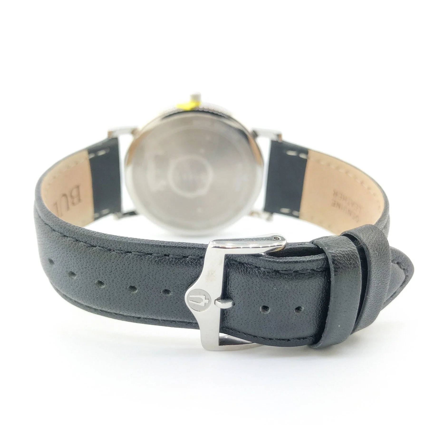 96B312 Reloj Bulova American Clipper de hombre correa de cuero - Image 3