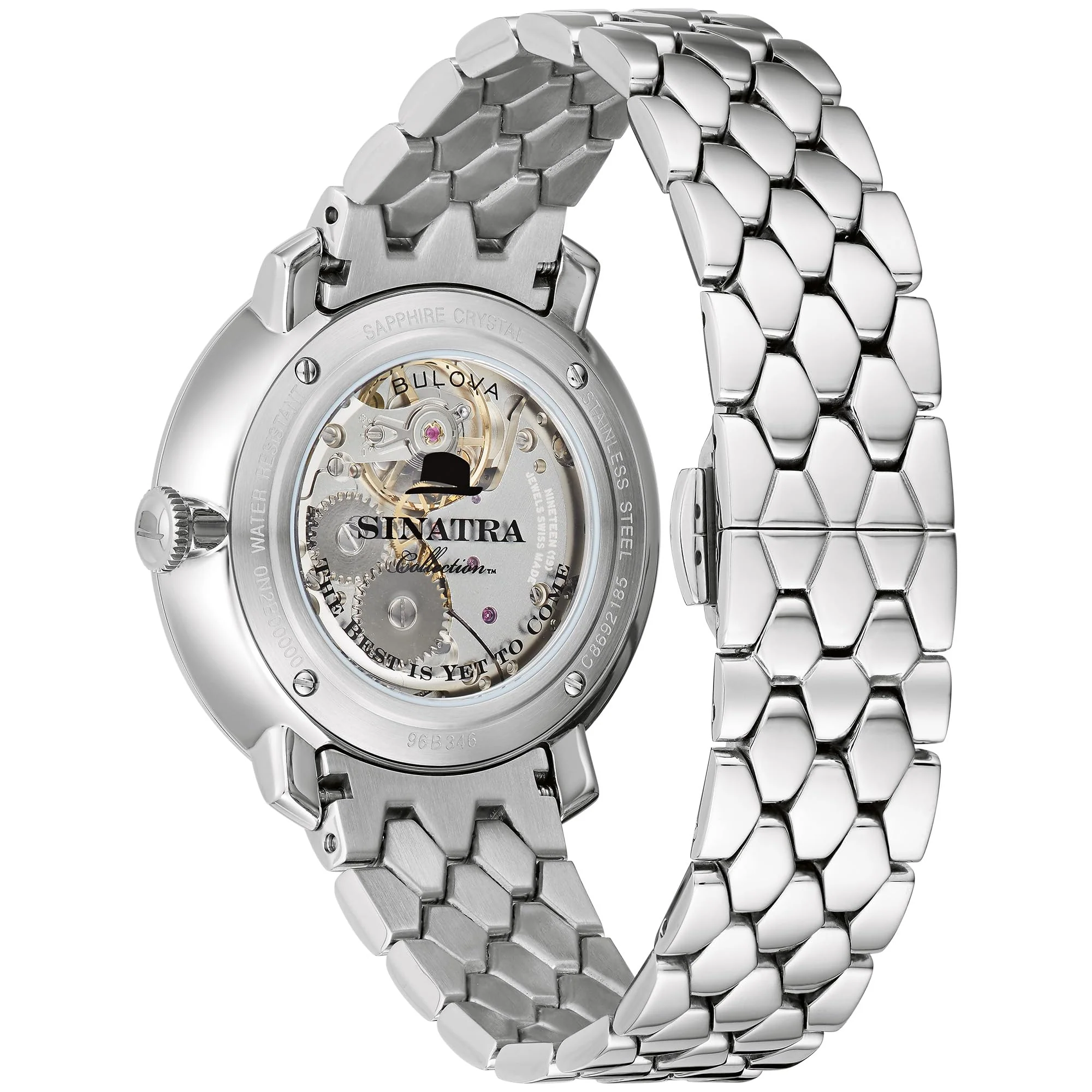 96B346 Reloj Bulova Frank Sinatra de hombre correa de metal - Image 2