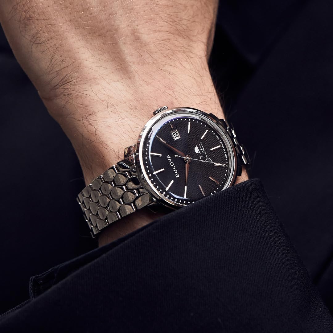 96B346 Reloj Bulova Frank Sinatra de hombre correa de metal - Image 5