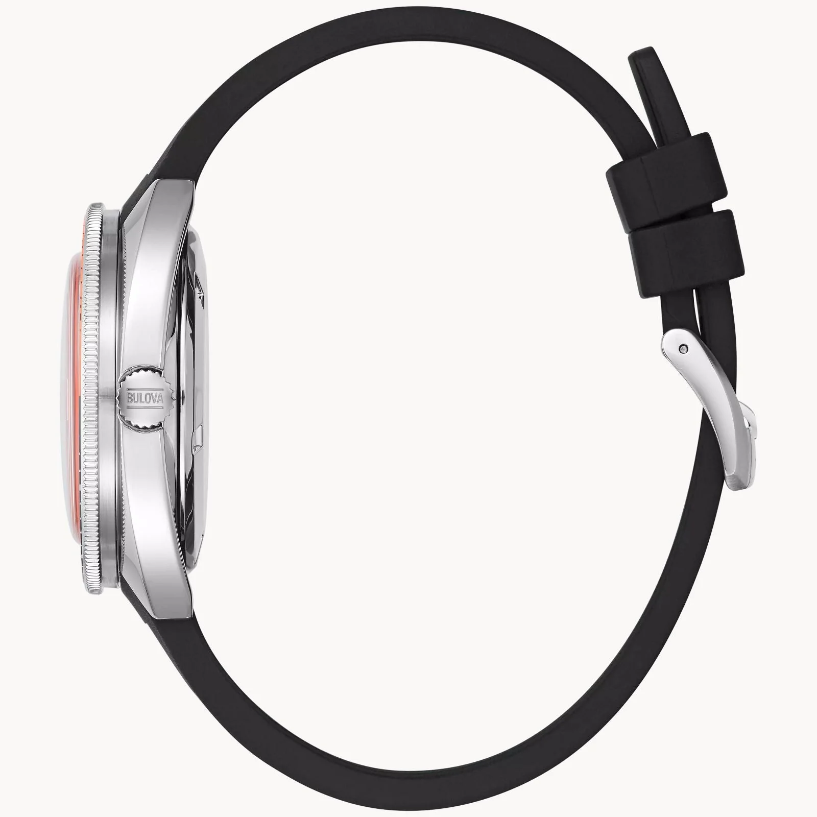 96B350 Reloj Devil Diver de hombre pulsera de caucho 41 mm - Image 3