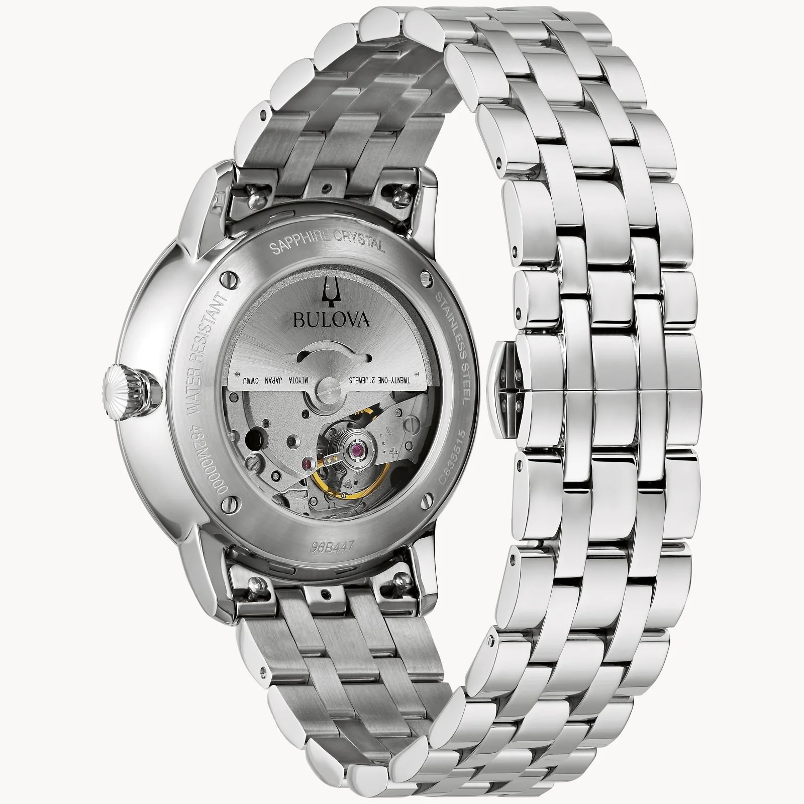 96B447 Reloj Bulova Hudson de hombre pulsera de metal - Image 2