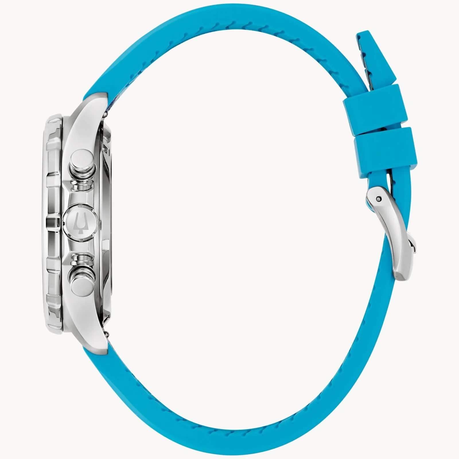 96B460 Reloj Bulova E1 Team Miami de hombre pulsera de cuero 43 mm - Image 5