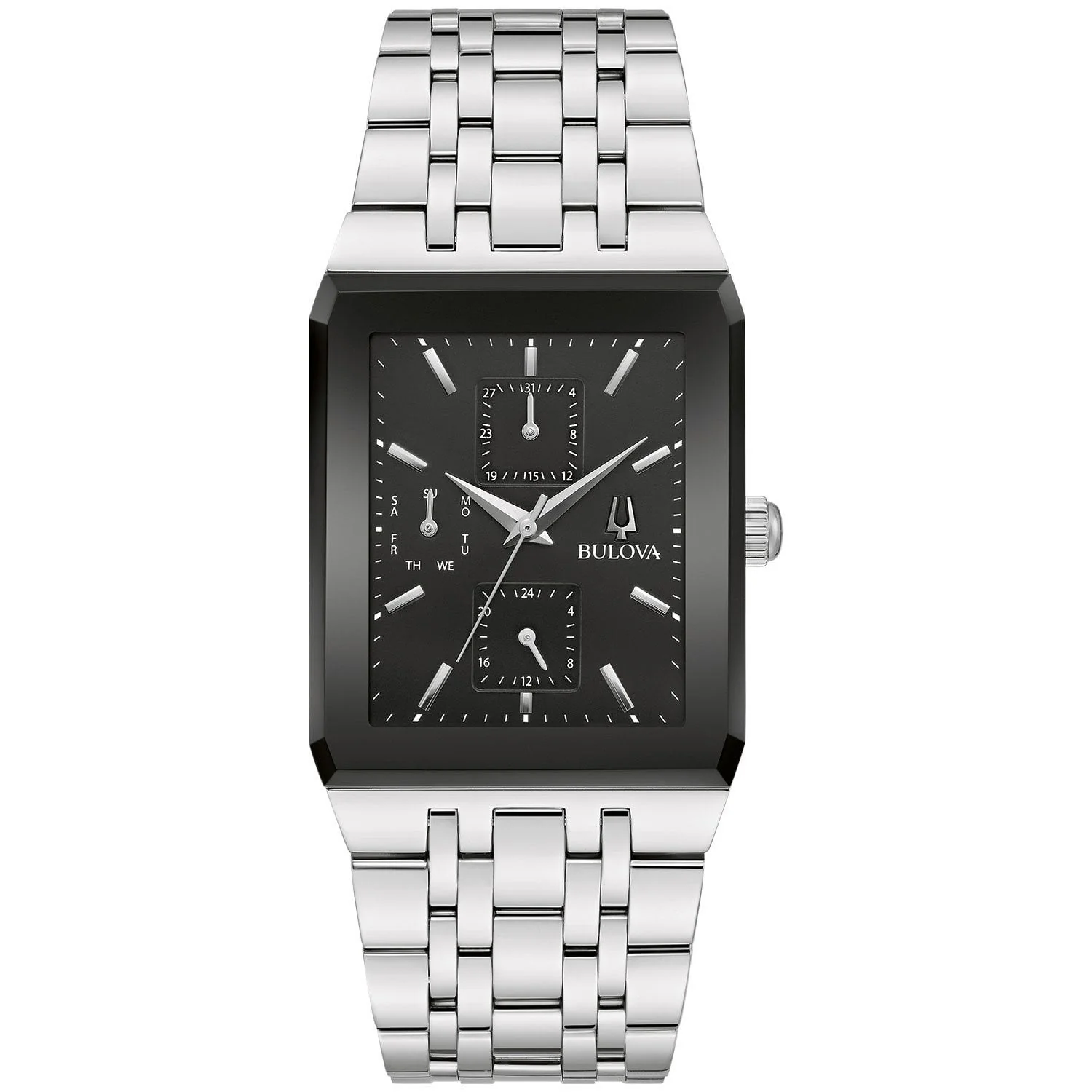 96C150 Reloj Bulova Mordern de hombre banda de acero inoxidable