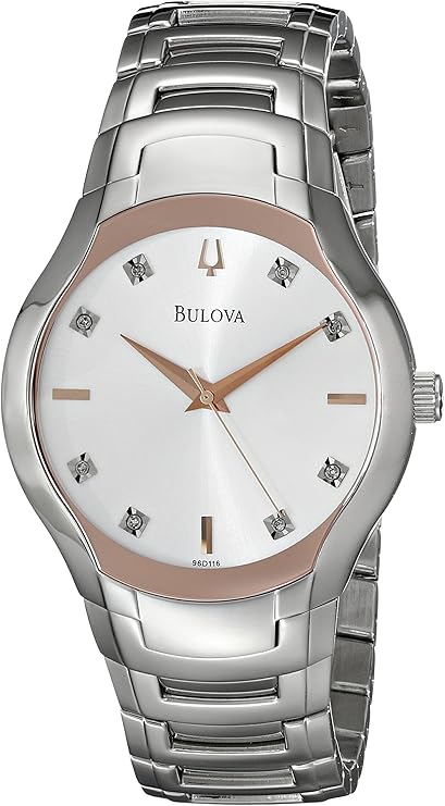 96D116 Reloj Bulova para hombre pulsera de metal - Image 4