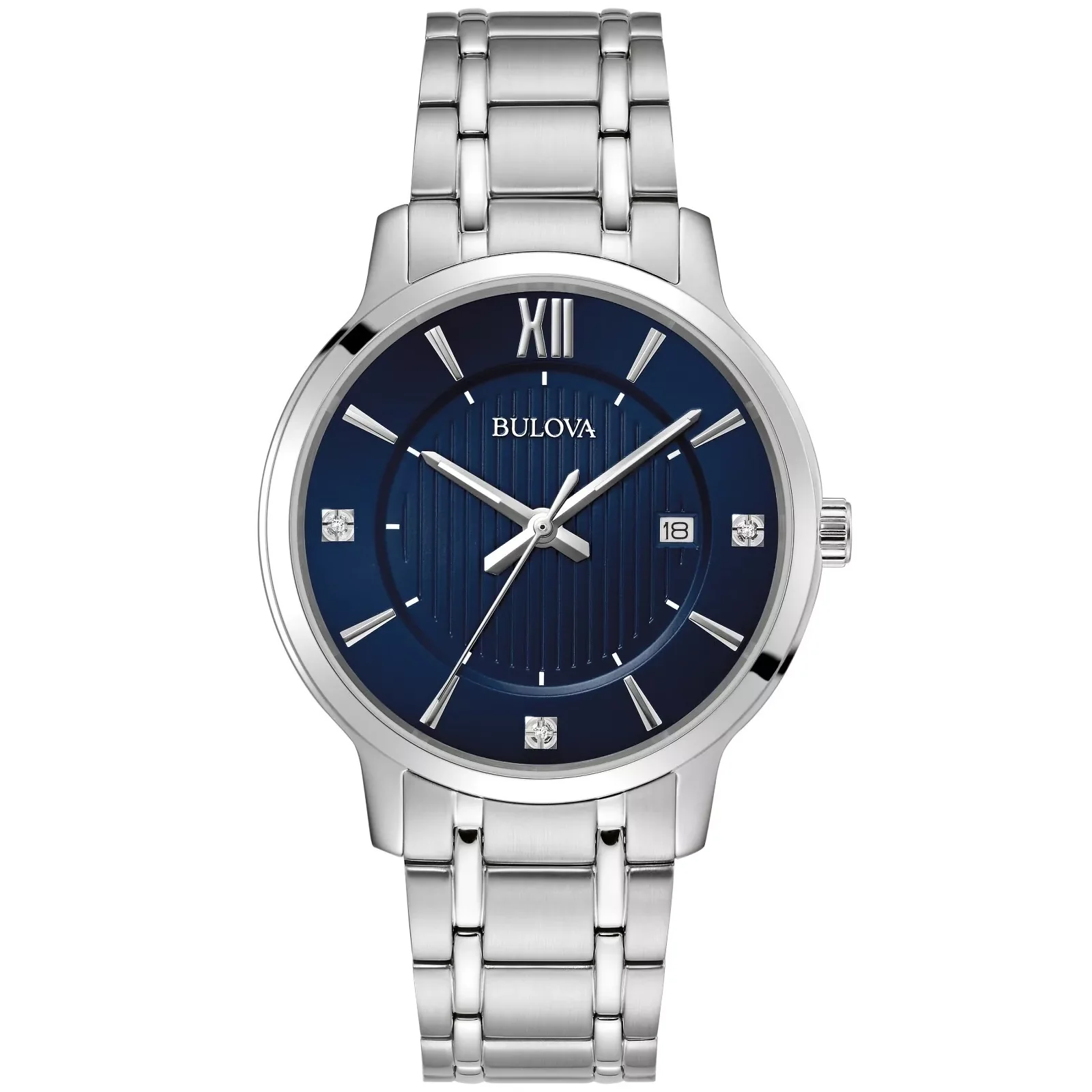 96D152 Reloj Bulova para caballero pulsera de metal