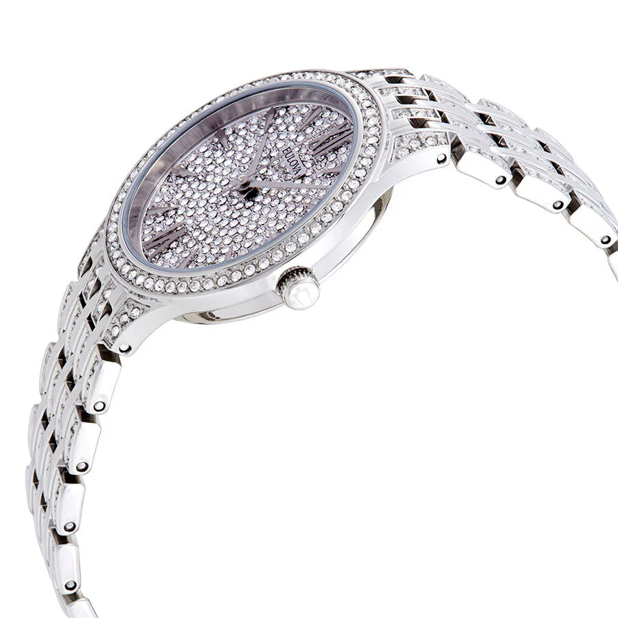 96L243 Reloj Bulova Phantom Crystal de mujer correa de metal - Image 4