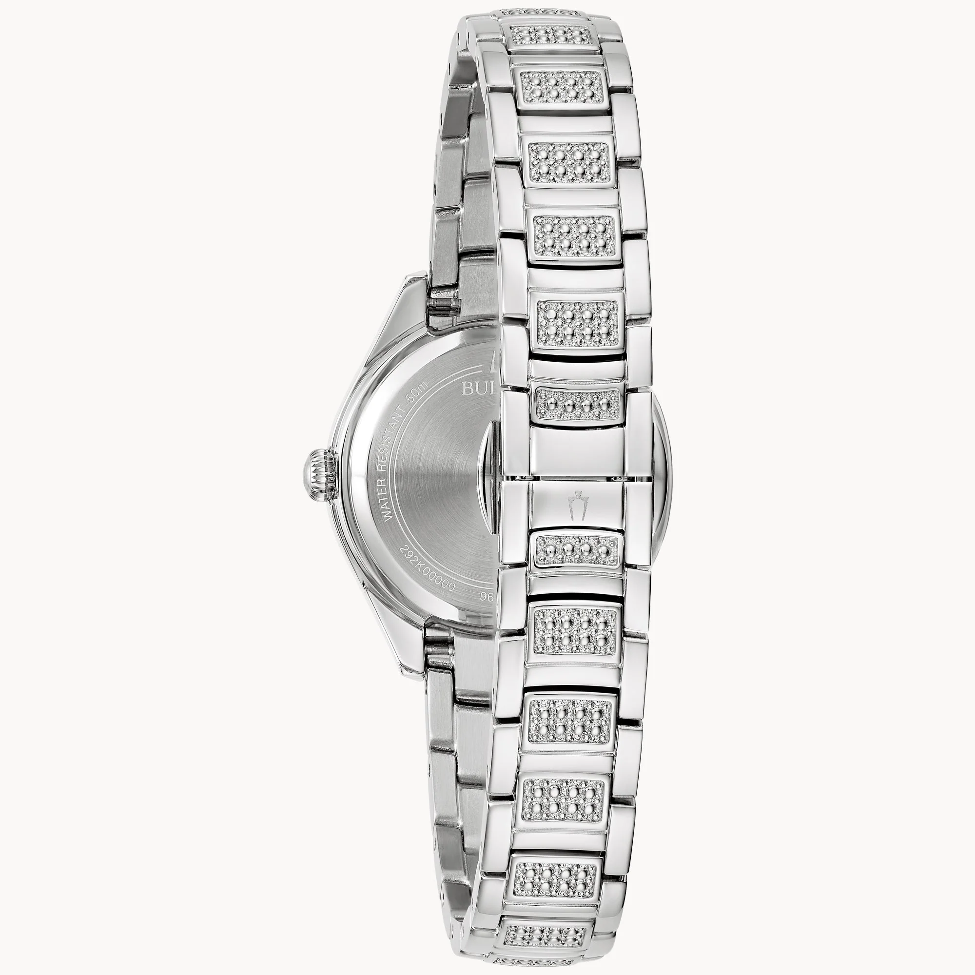 96L311 Reloj Bulova Crystal de dama pulsera de metal - Image 2