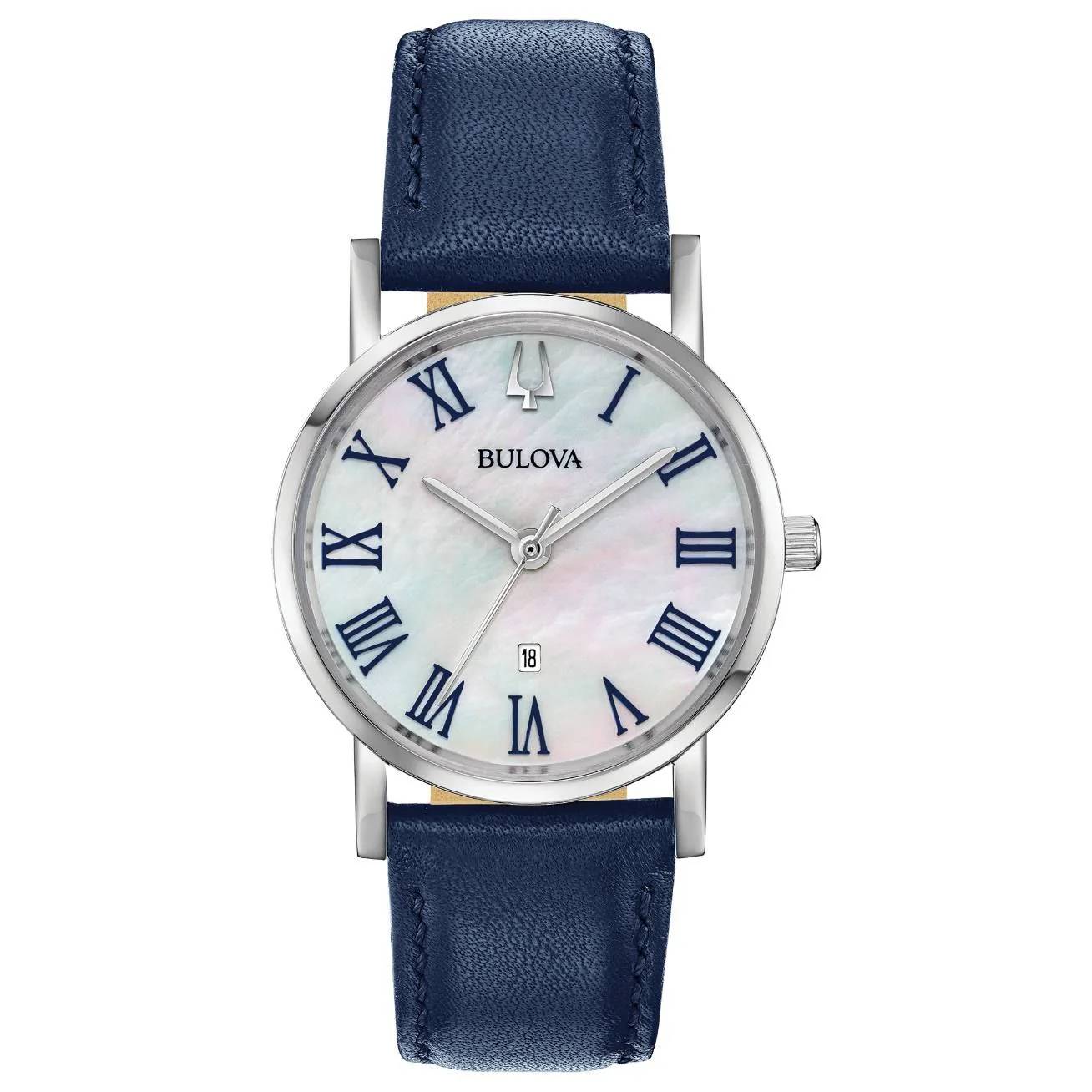 96m146 Reloj Bulova Dress de dama pulsera de piel 32 mm