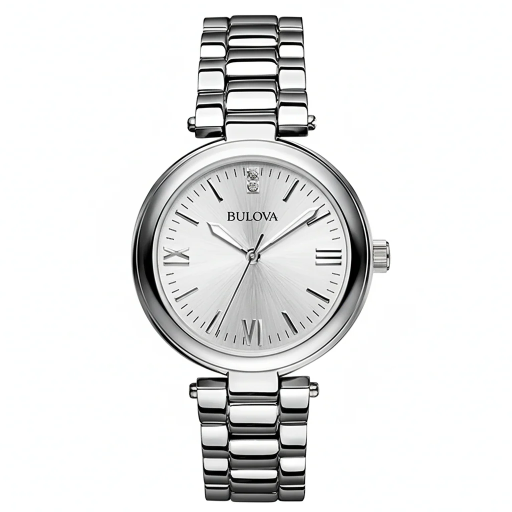 96P151 Reloj Bulova Diamond de mujer correa de metal