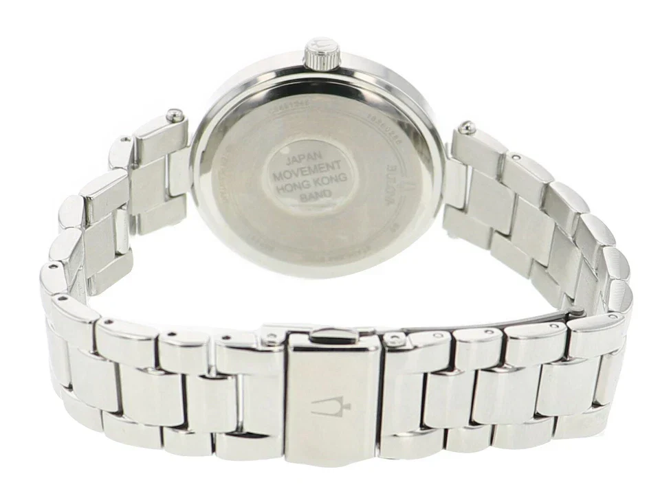 96P151 Reloj Bulova Diamond de mujer correa de metal - Image 4