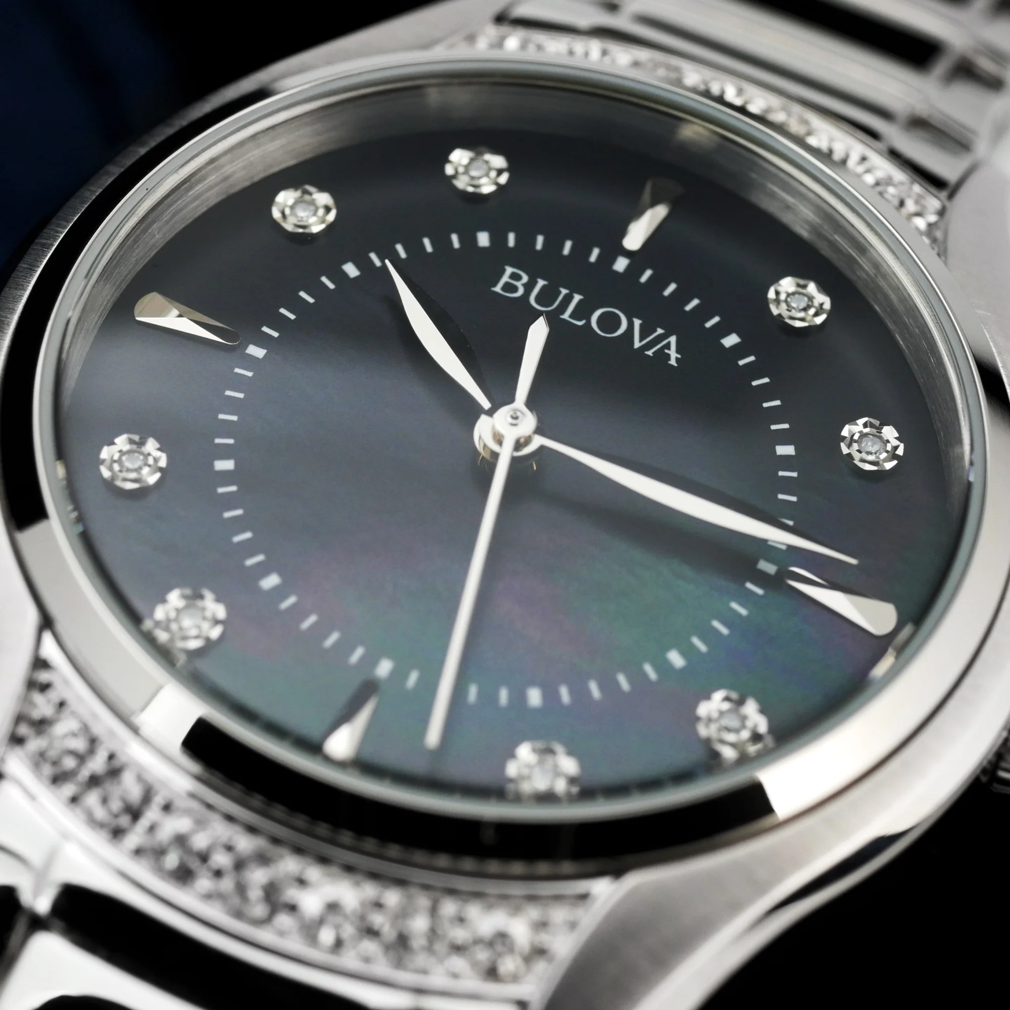 96R242 Reloj Bulova Diamond Classic de dama pulsera de metal 31 mm - Image 5