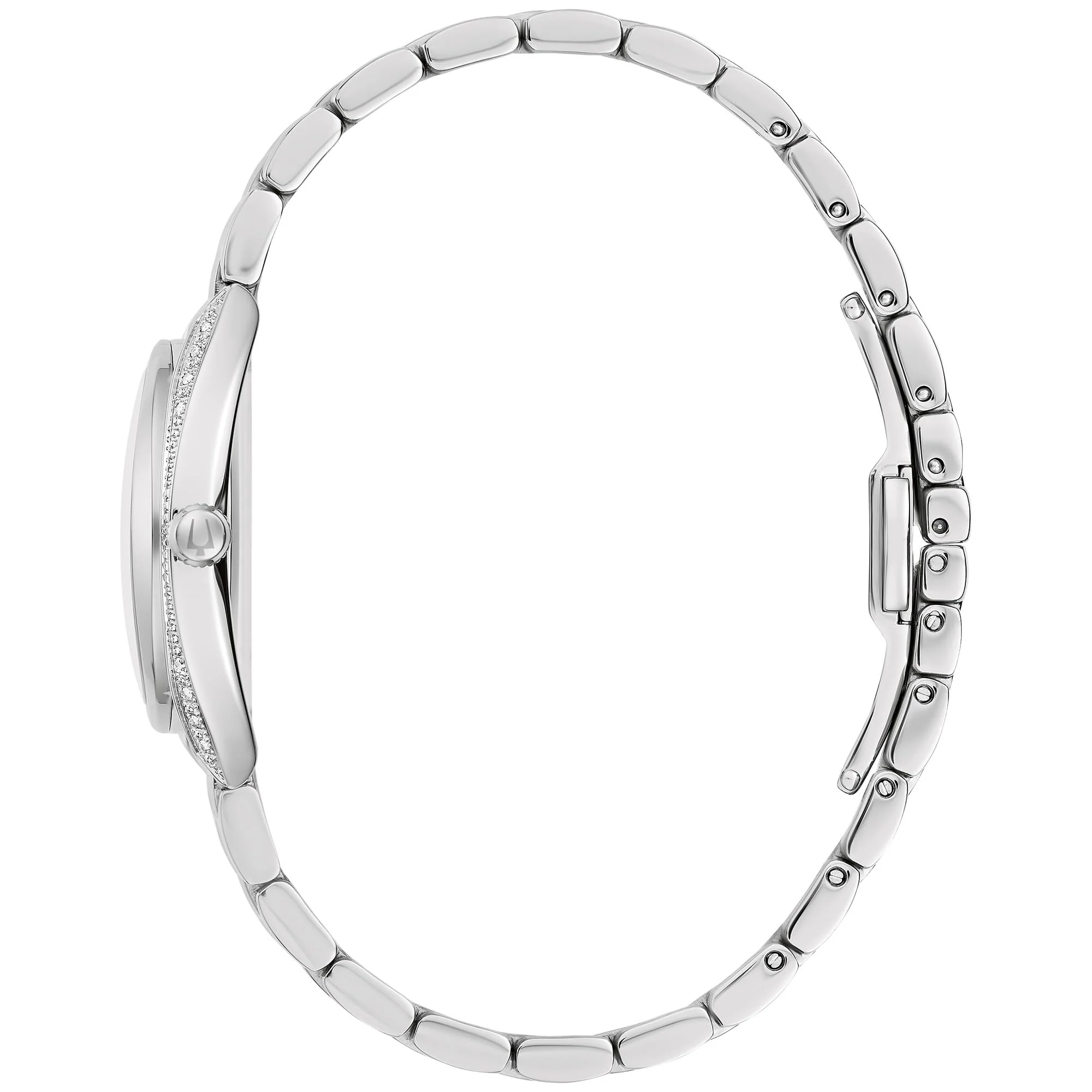 96R252 Reloj Bulova Diamond de dama pulsera de metal - Image 3
