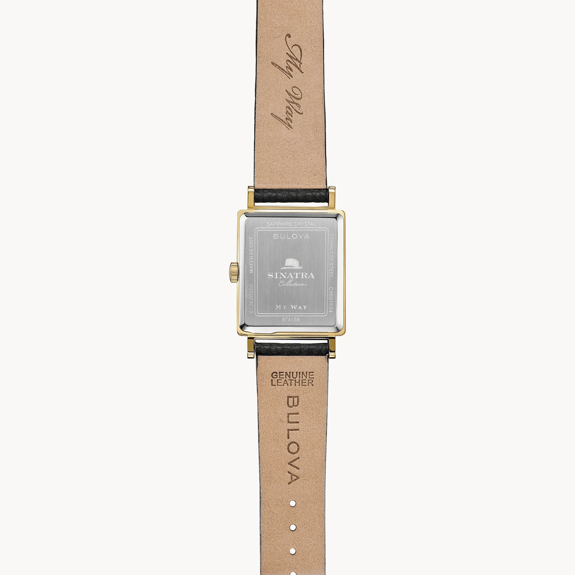 97A158 Reloj Bulova Frank Sinatra My Way de hombre banda de piel 30 mm - Image 2