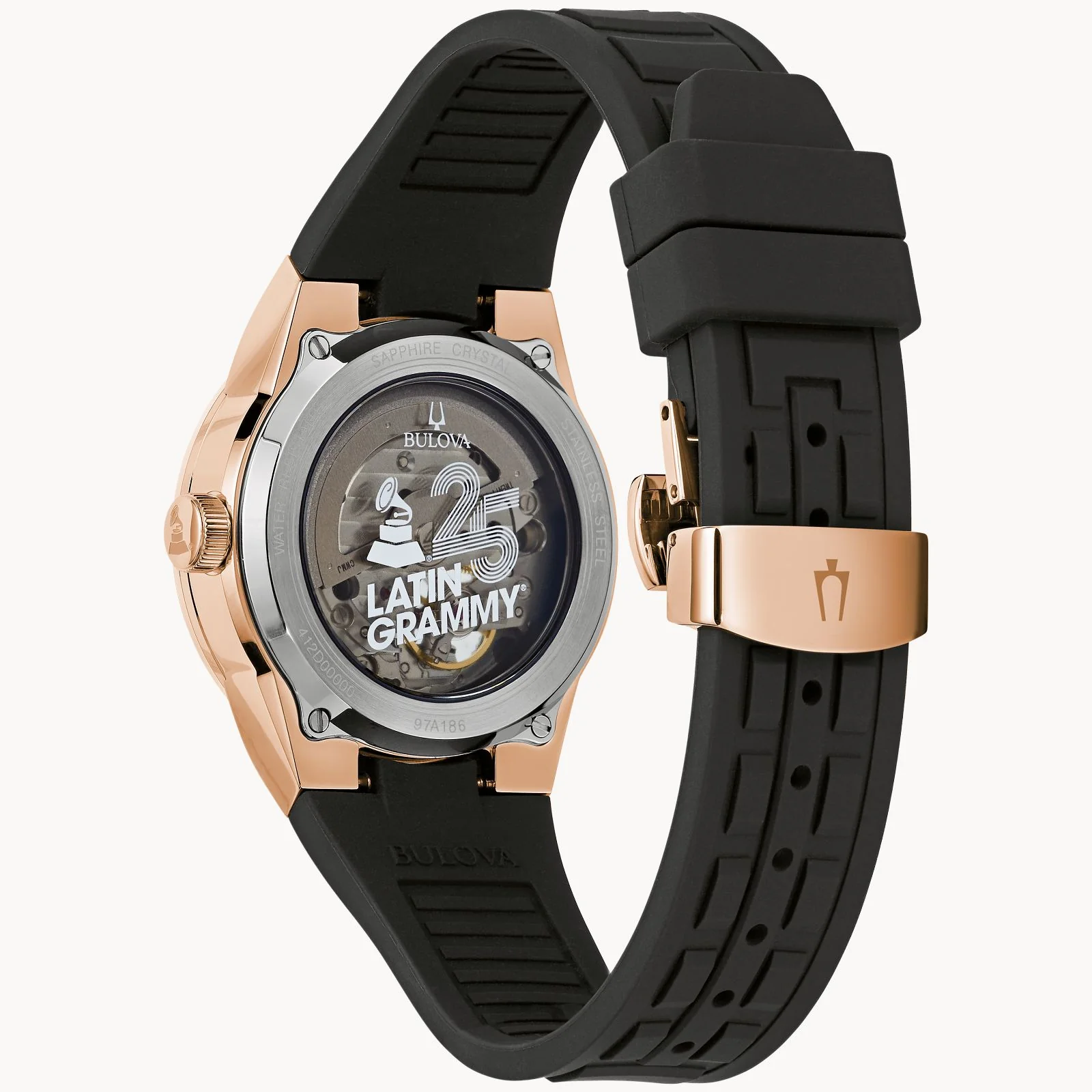 97A186 Reloj Bulova Latin Grammy de hombre banda de resina - Image 3