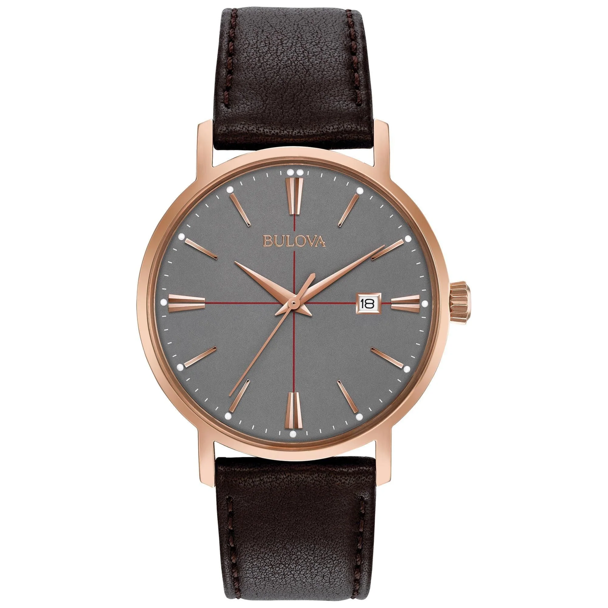 97B154 Reloj Bulova Classic Unisex correa de cuero