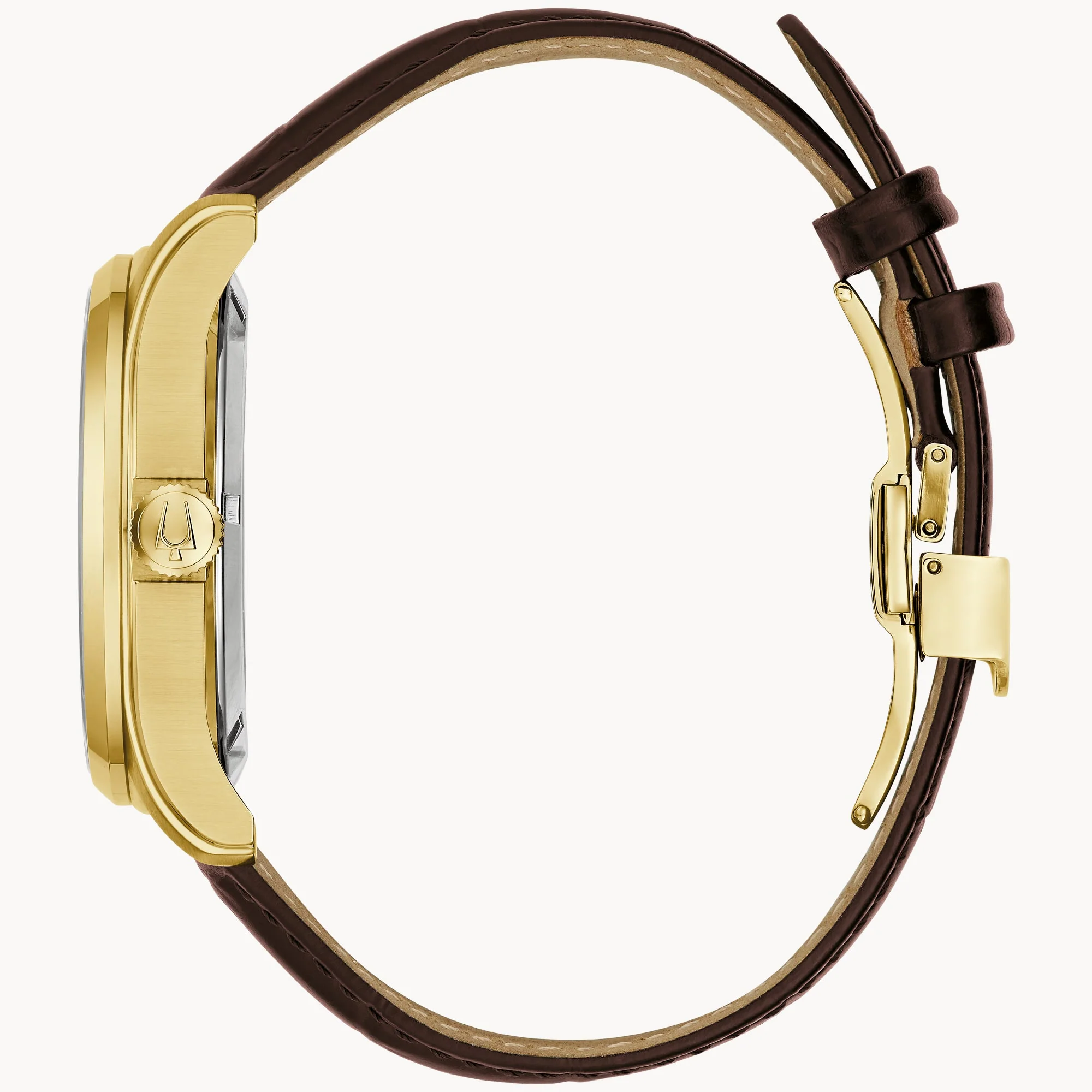 97B210 Reloj Bulova Wilton de hombre correa de piel - Image 3