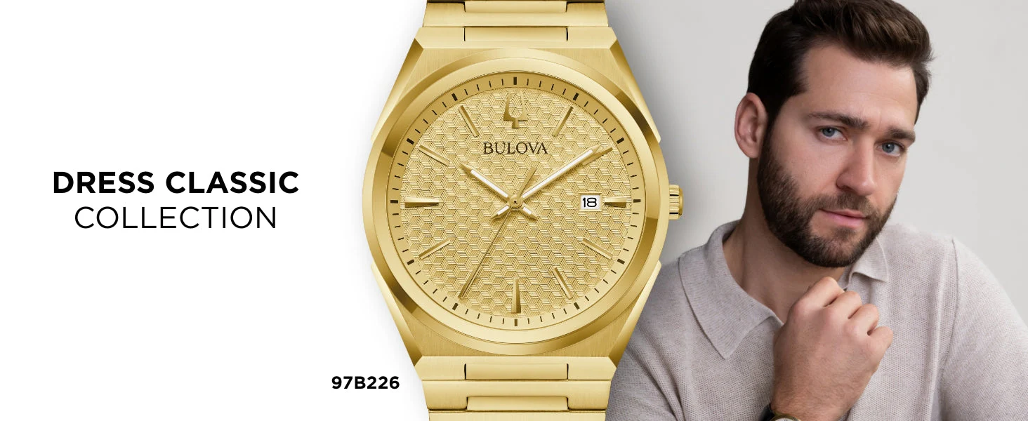 97B226 Reloj Bulova Dress Classic de hombre pulsera de metal - Image 3