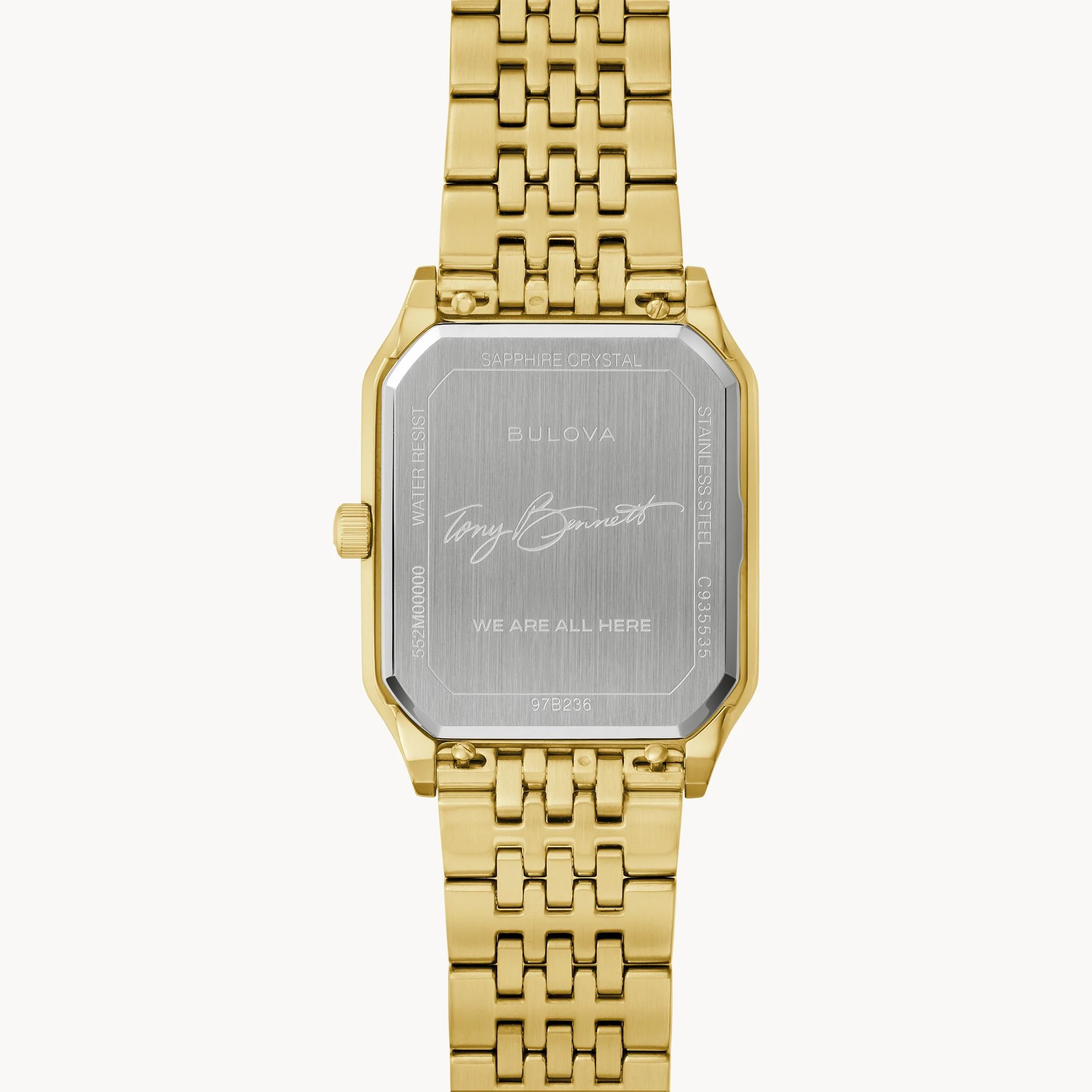 97B236 Reloj Bulova Tony Bennett de hombre correa de metal - Image 3