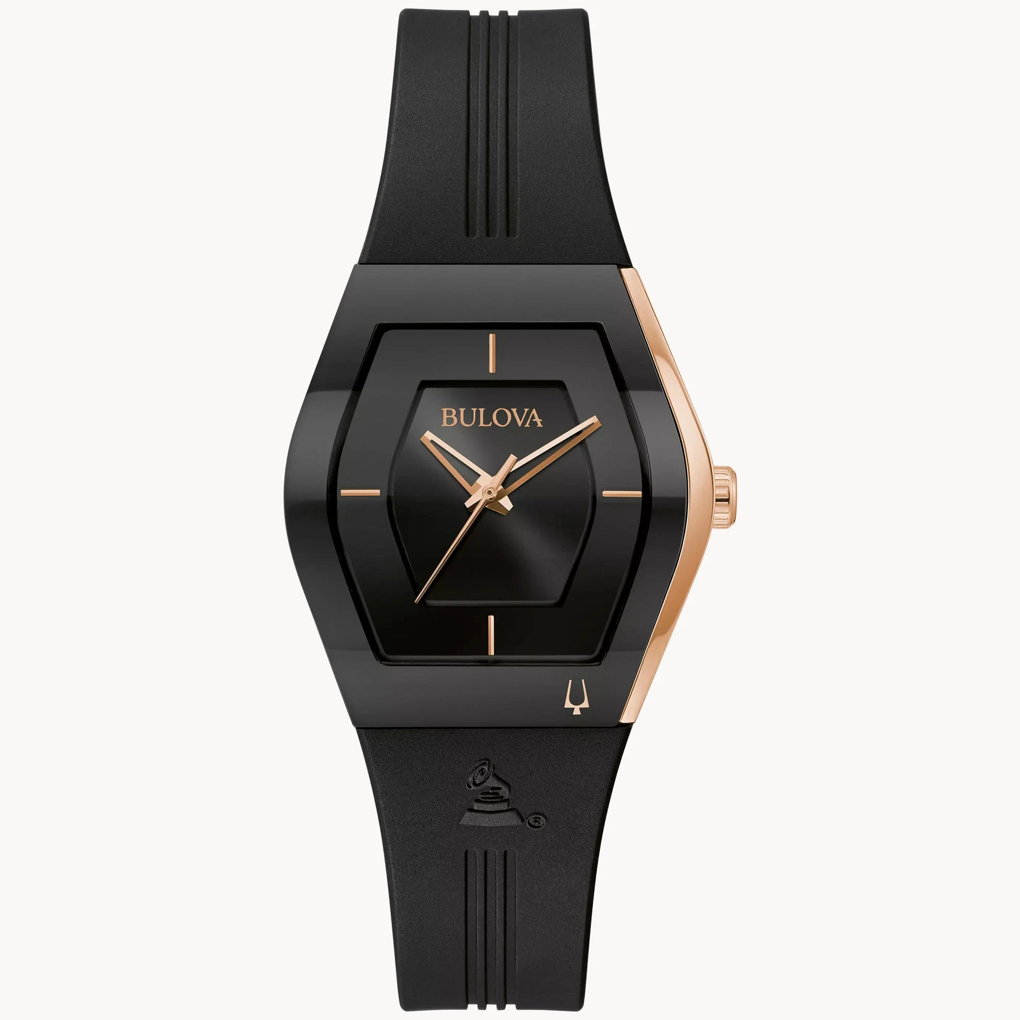 97L163 Reloj Bulova Gemini Latin Grammy de dama pulsera de resina