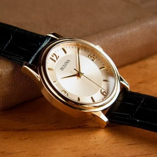 97V25 Reloj Bulova Corporate de dama pulsera de piel 30 mm - Image 2