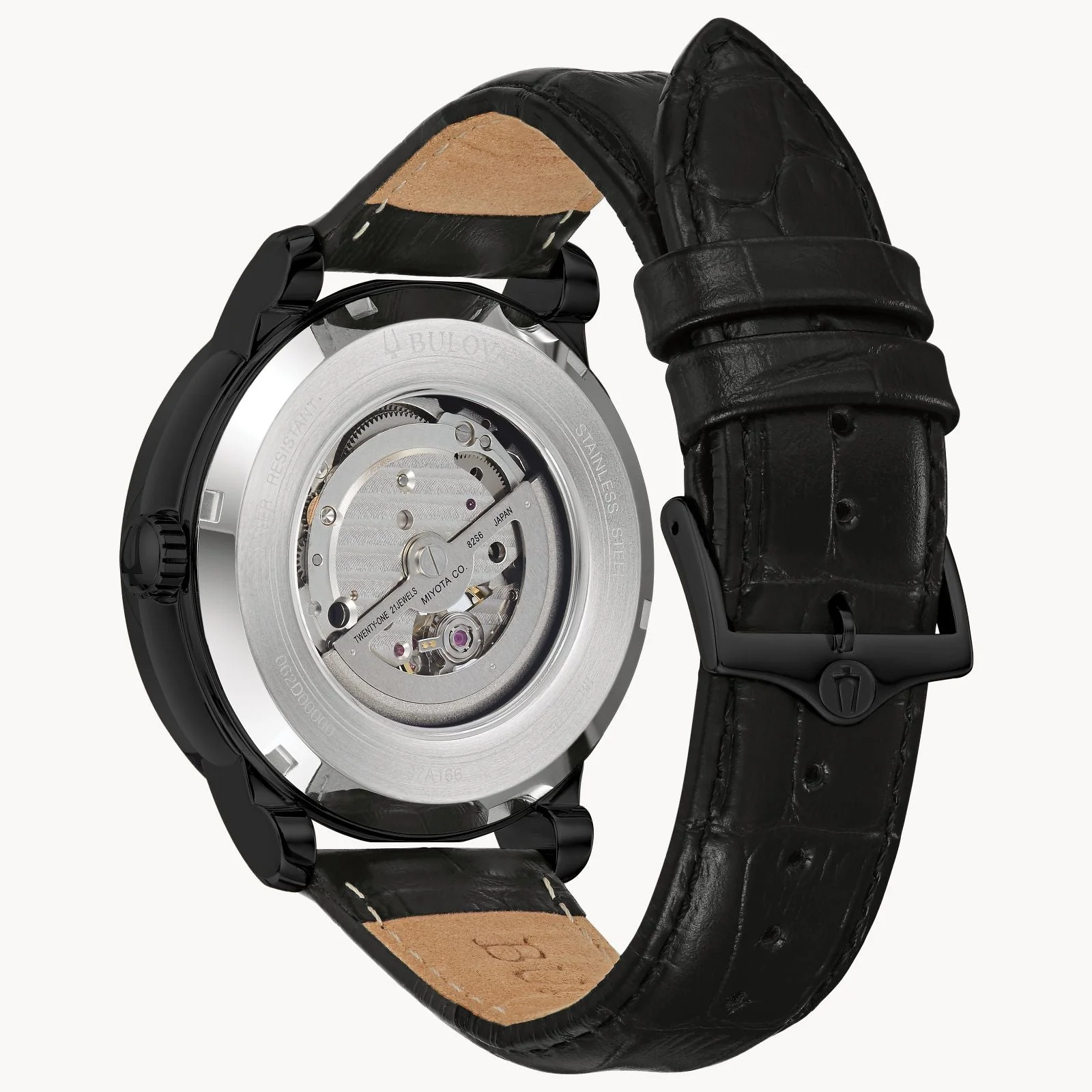 98A139 Reloj Bulova Classic de hombre banda de piel - Image 2