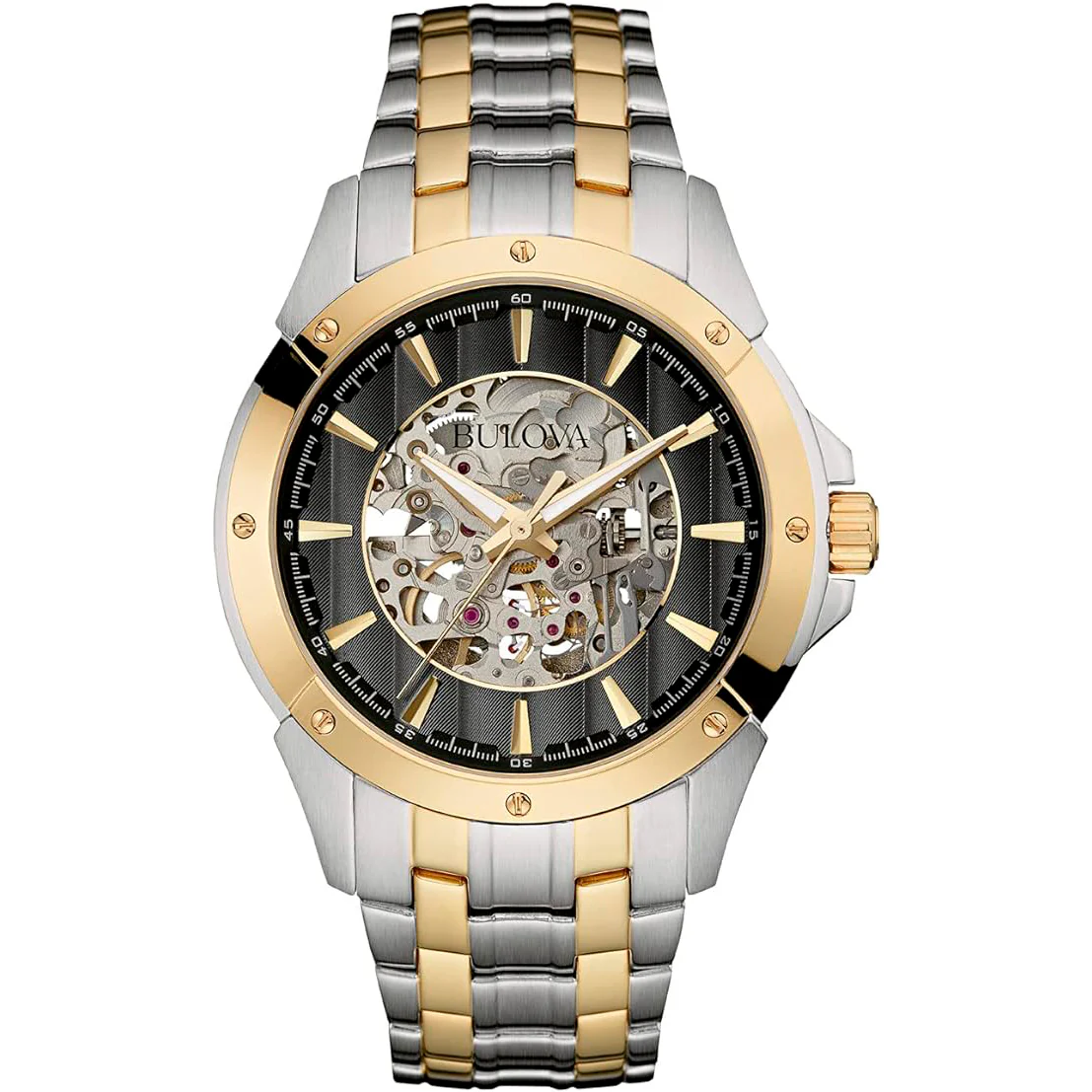 98A146 Reloj Bulova Skeleton Automático para Caballero