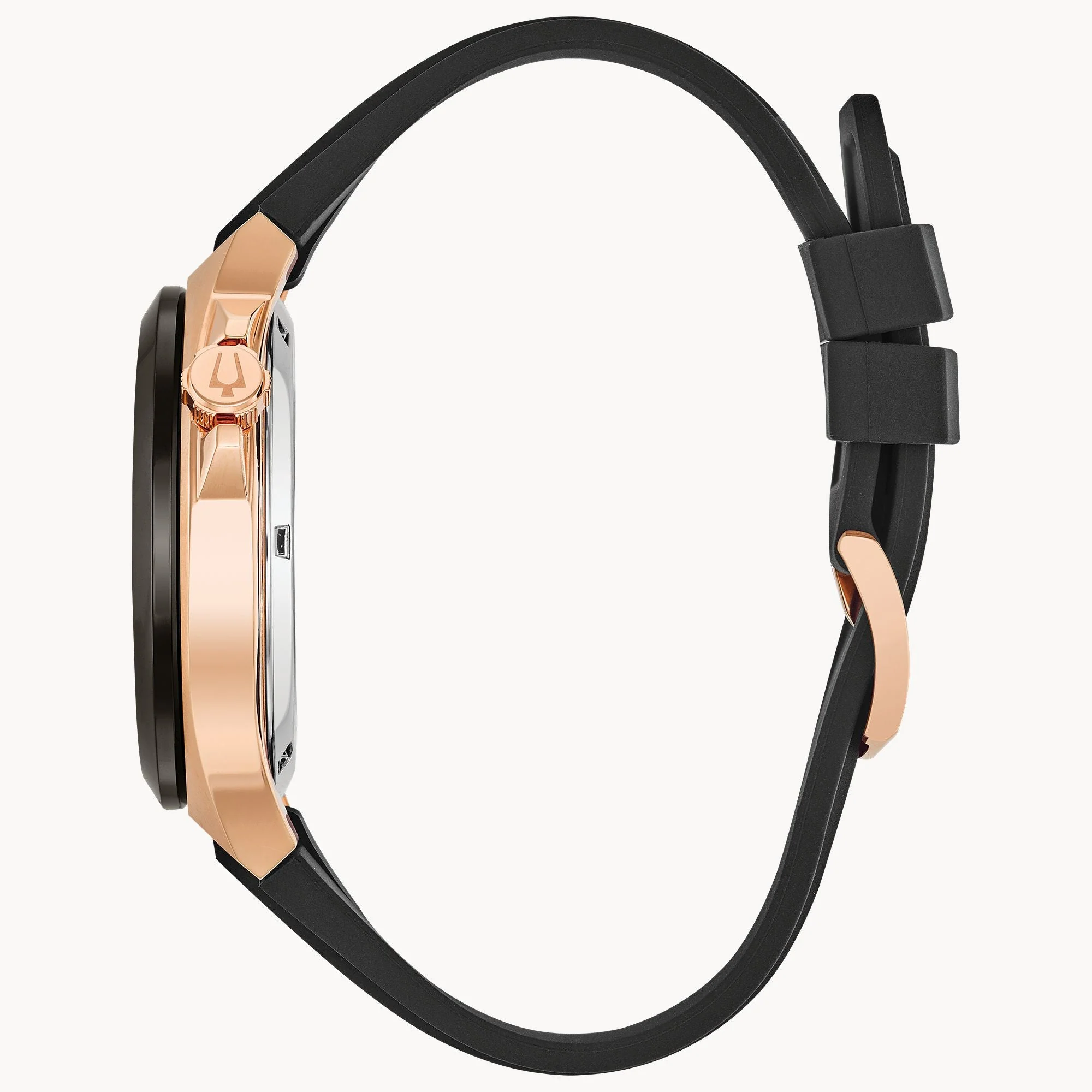 98A177 Reloj Bulova Machine de hombre automático pulsera de resina - Image 4