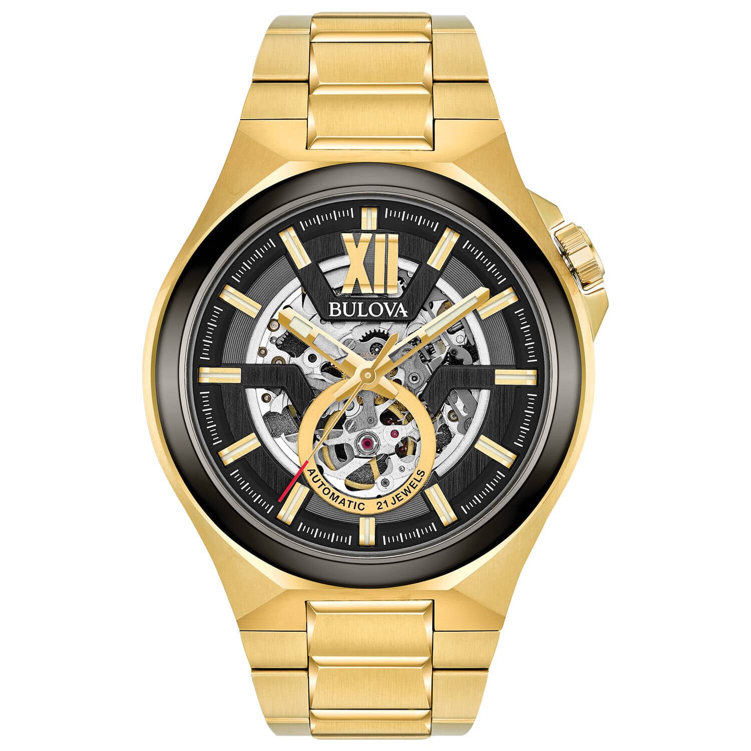98A178 Reloj Bulova Máquina para Hombre banda de acero inoxidable
