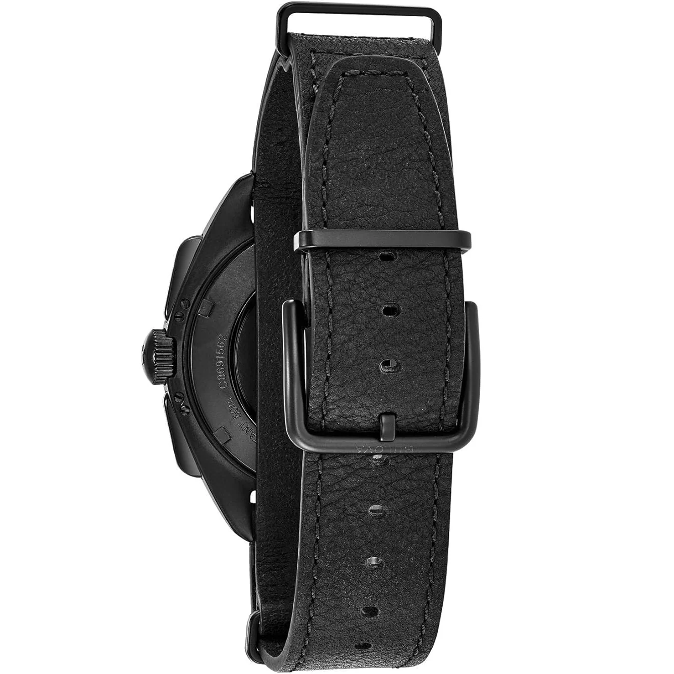 98A186 Bulova reloj de hombre correa de piel - Image 2