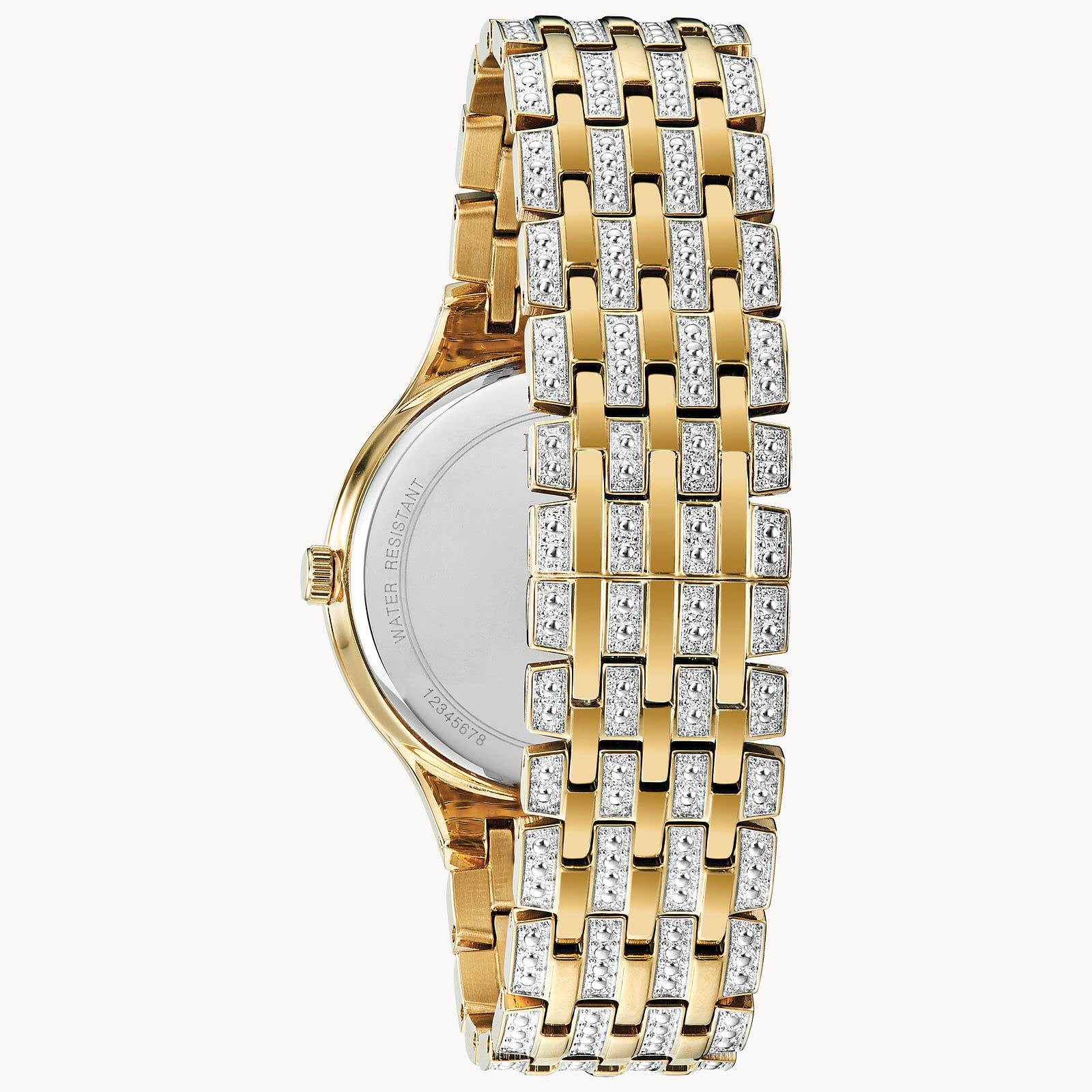 98A229 Reloj Bulova Crystal de mujer correa de metal - Image 3