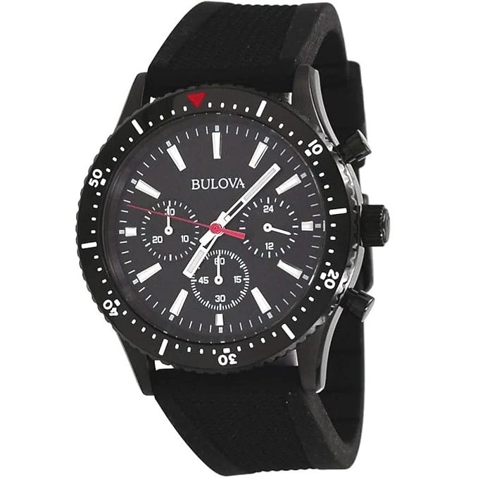 98A267 Bulova reloj deportivo para hombre pulsera de caucho - Image 2