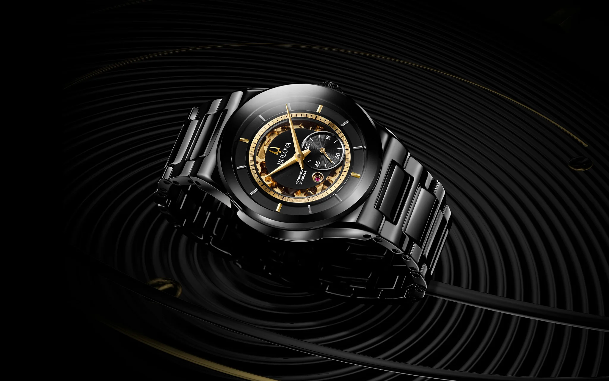 98A291 Bulova Milennia Moderno para Caballero banda de metal - Image 5