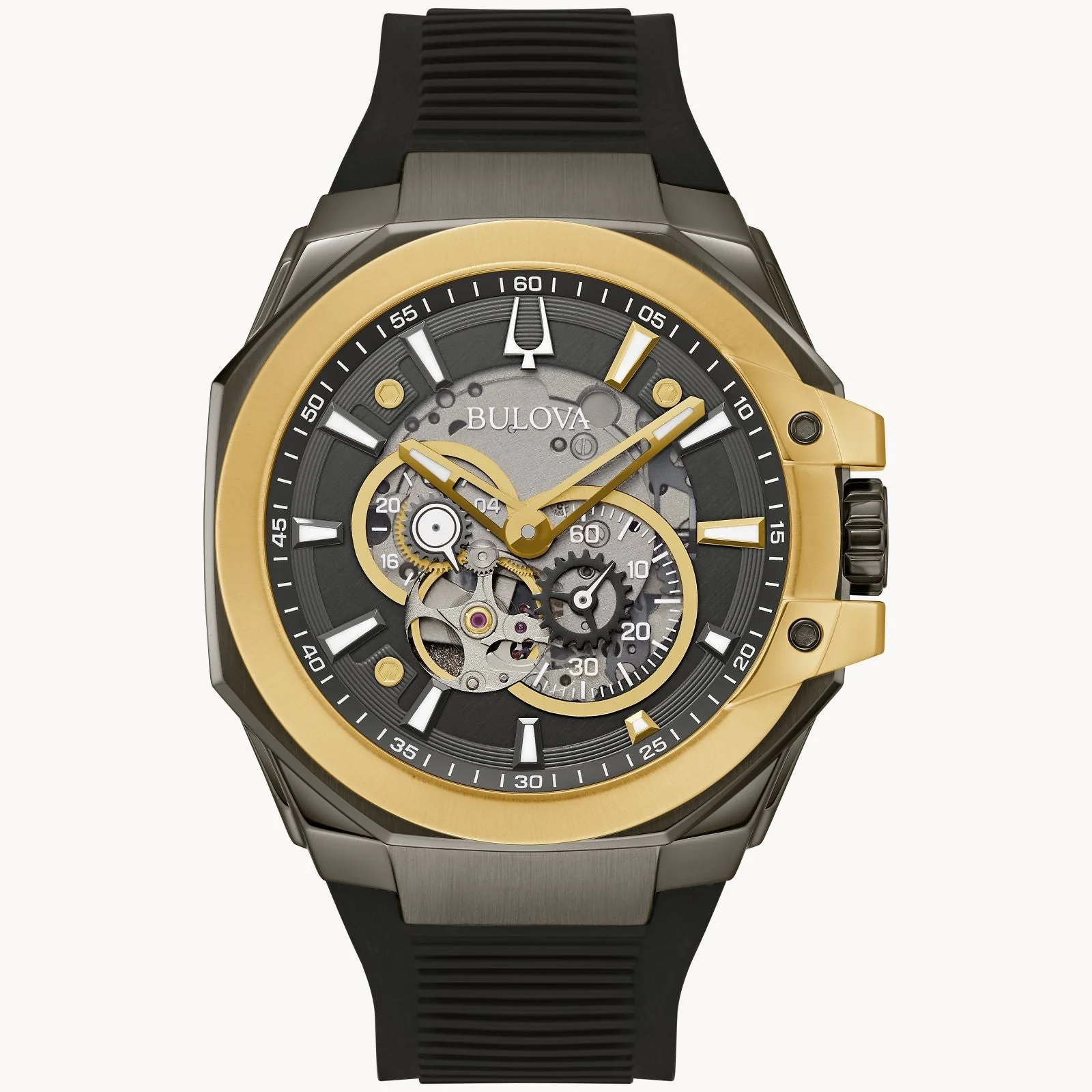 98A310 Reloj Bulova de caballero banda de caucho