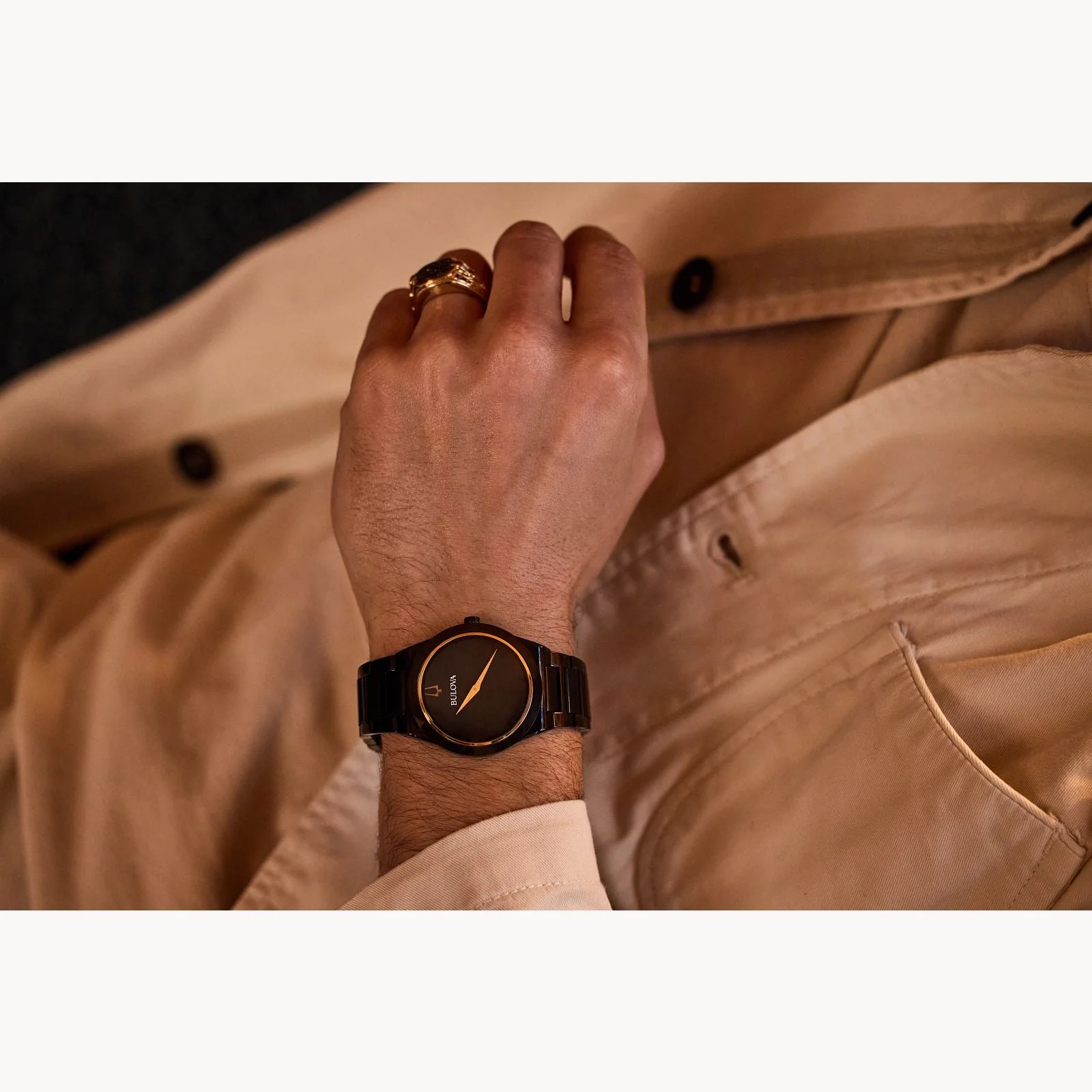 98A313 Reloj Bulova Millennia de hombre pulsera de metal - Image 2