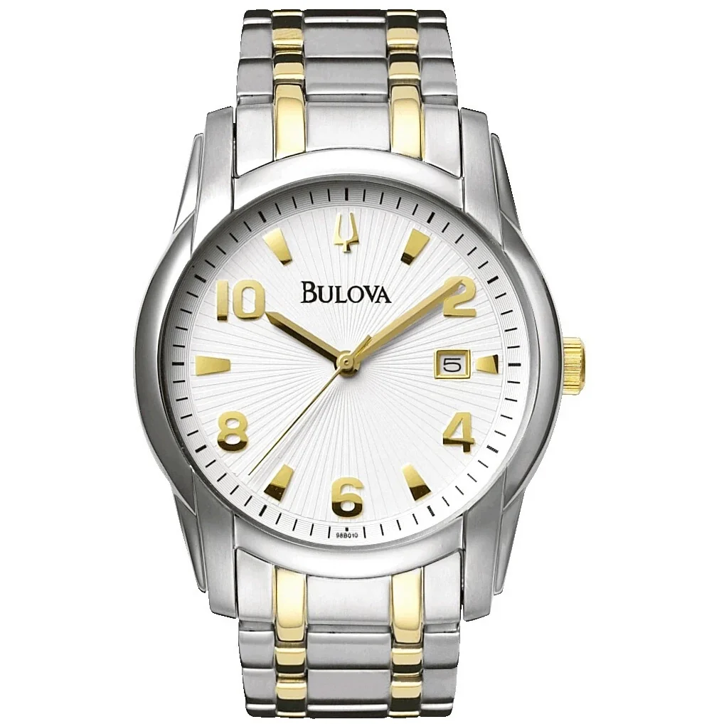 98B010 Bulova para caballero pulsera de metal