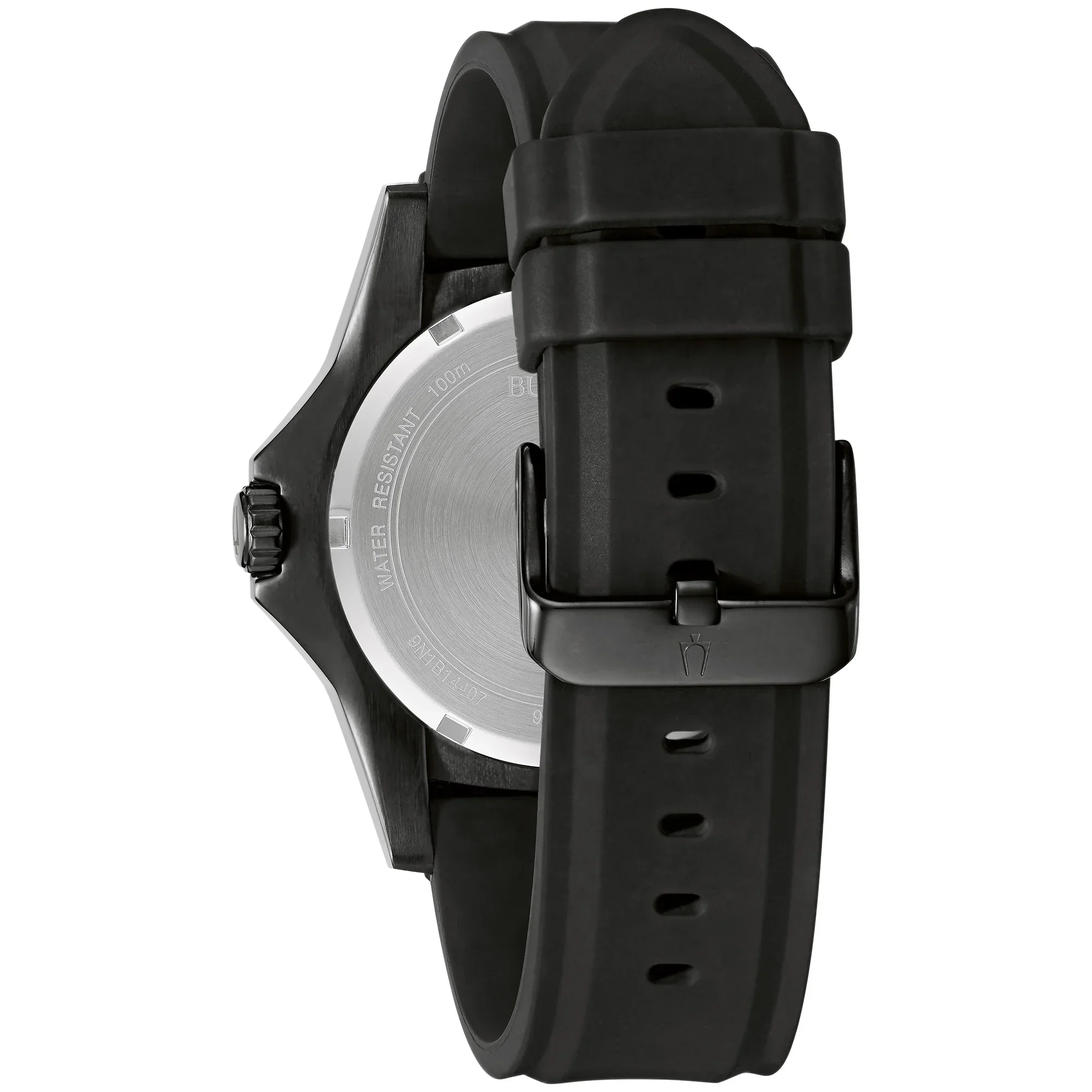 98B159 Reloj Bulova de hombre pulsera de caucho - Image 2