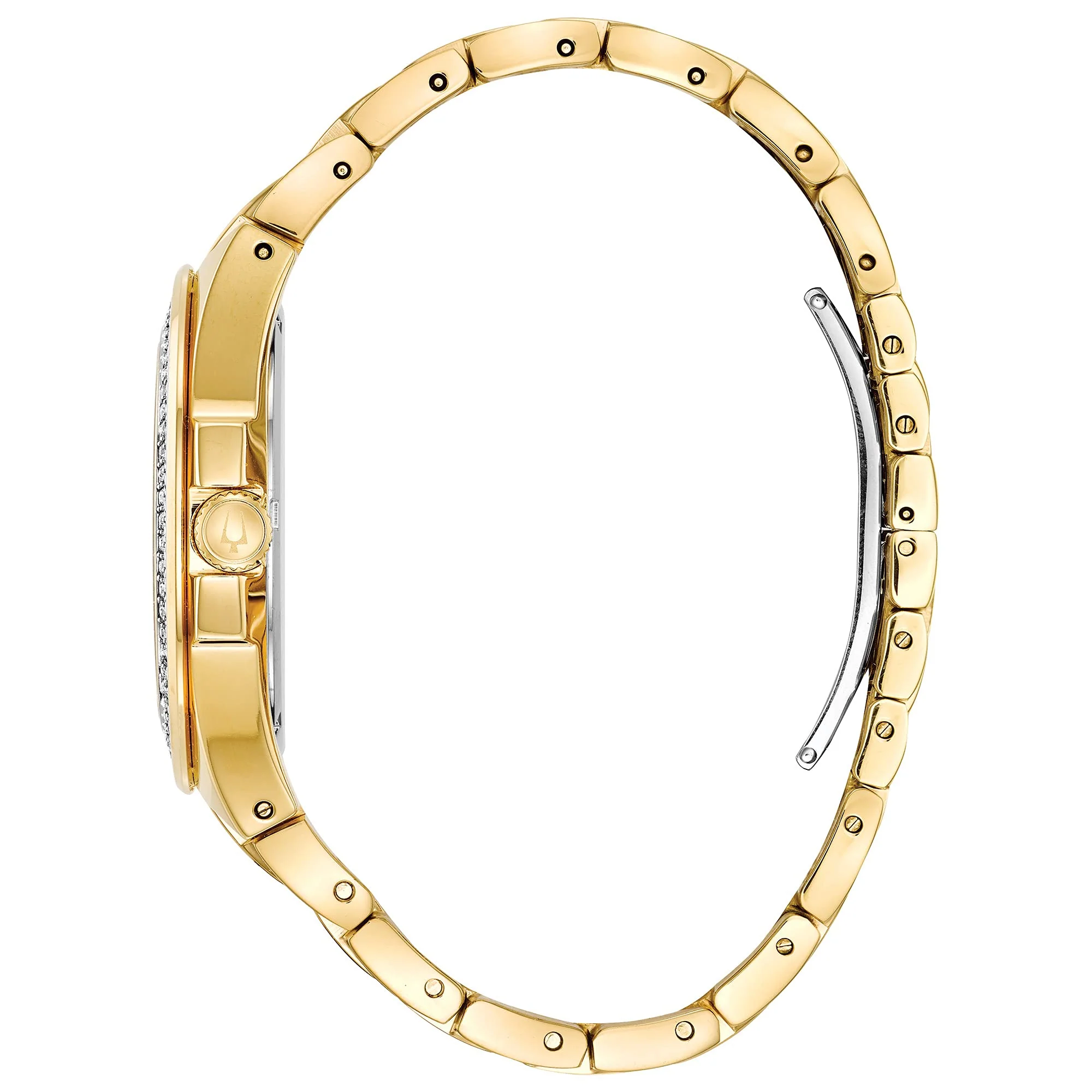 98B174 Reloj Bulova Cristal de hombre pulsera de metal - Image 3