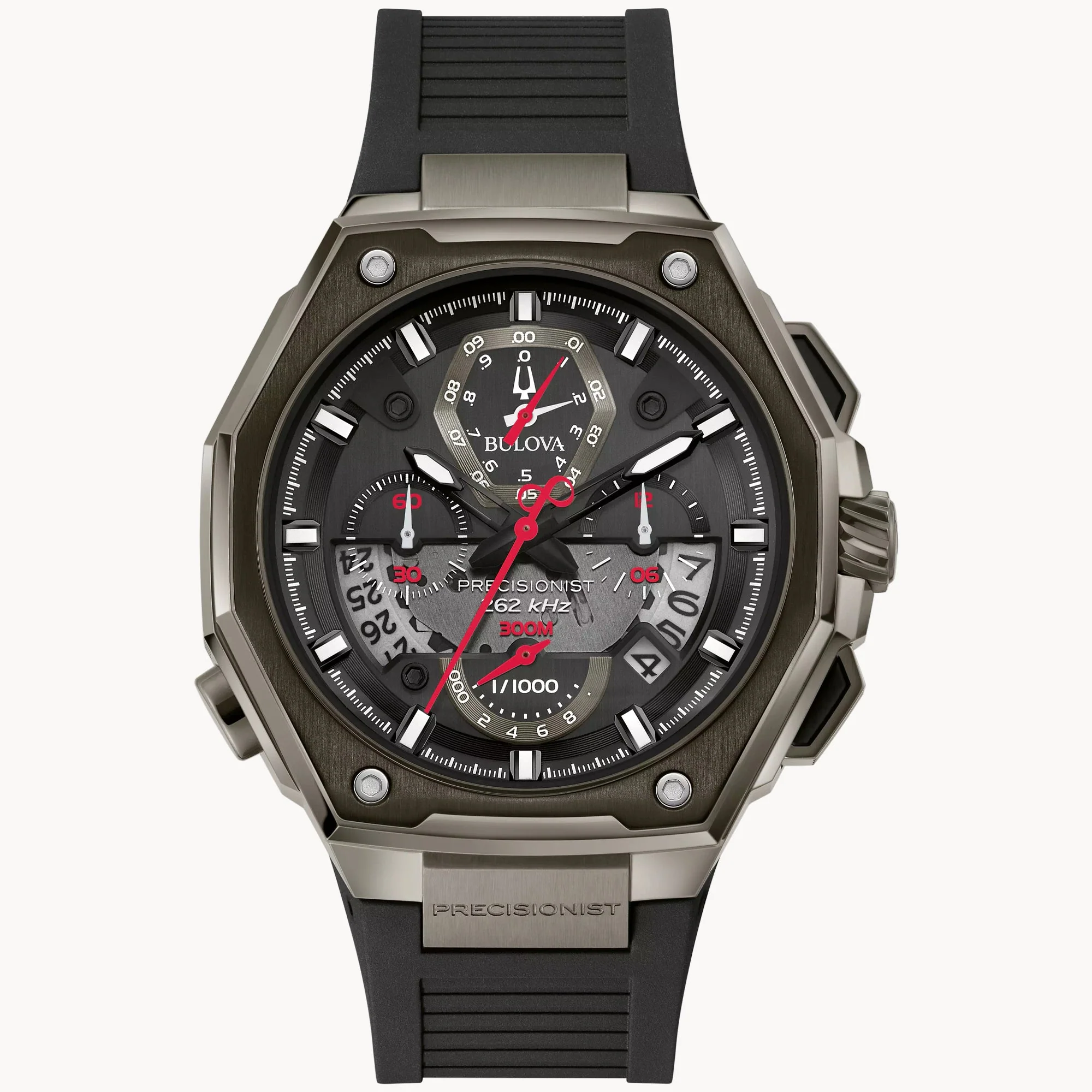 98B358 Reloj Bulova Series X de hombre pulsera de resina 45 mm