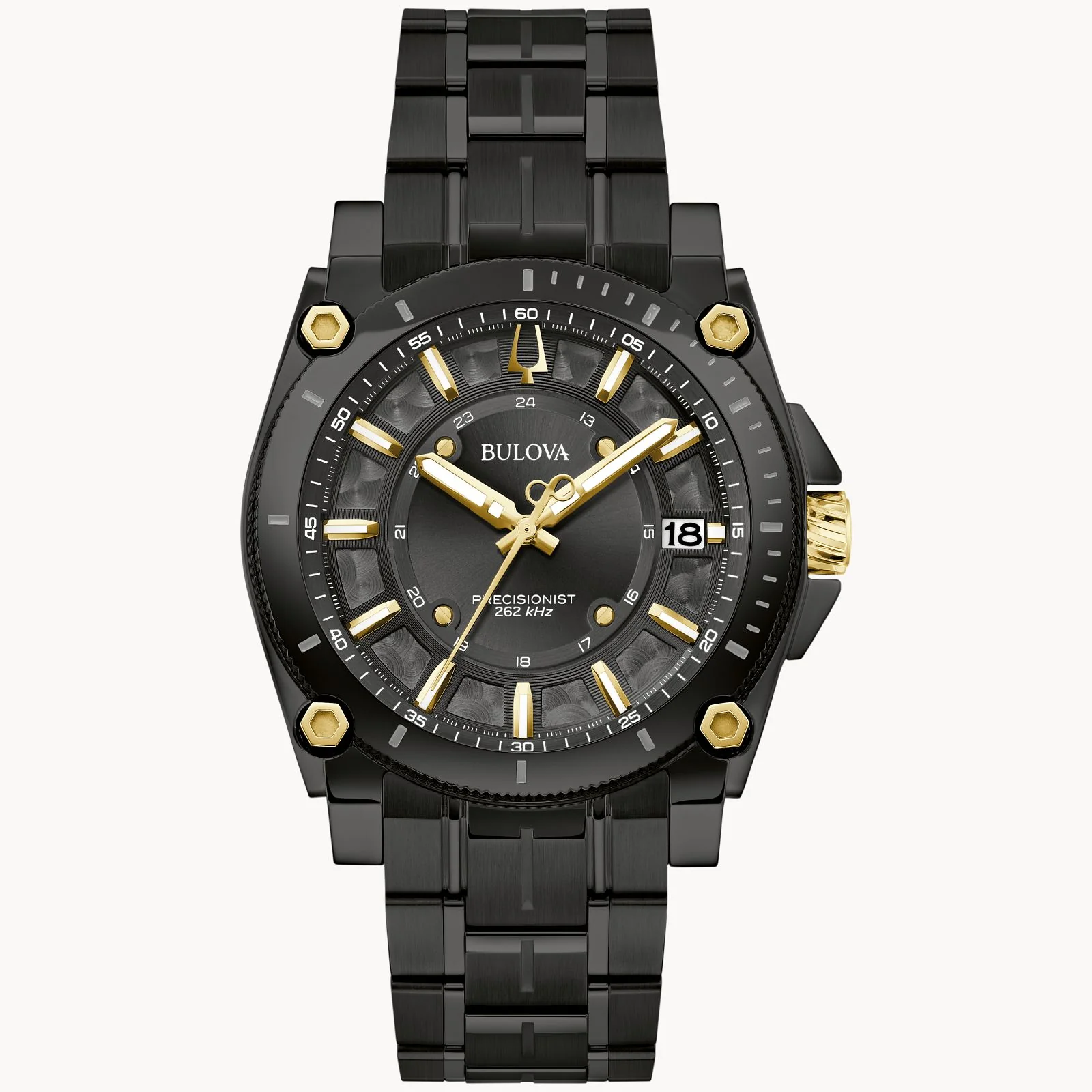 98B408 Bulova Icon de caballero pulsera de metal
