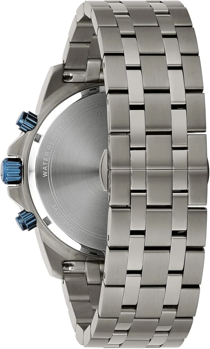 98B411 Reloj Bulova Marine de hombre banda de metal - Image 5