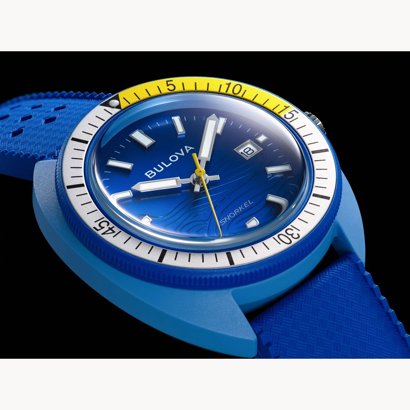 98B445 Reloj Bulova Snorkel de hombre correa de resina 41mm - Image 2