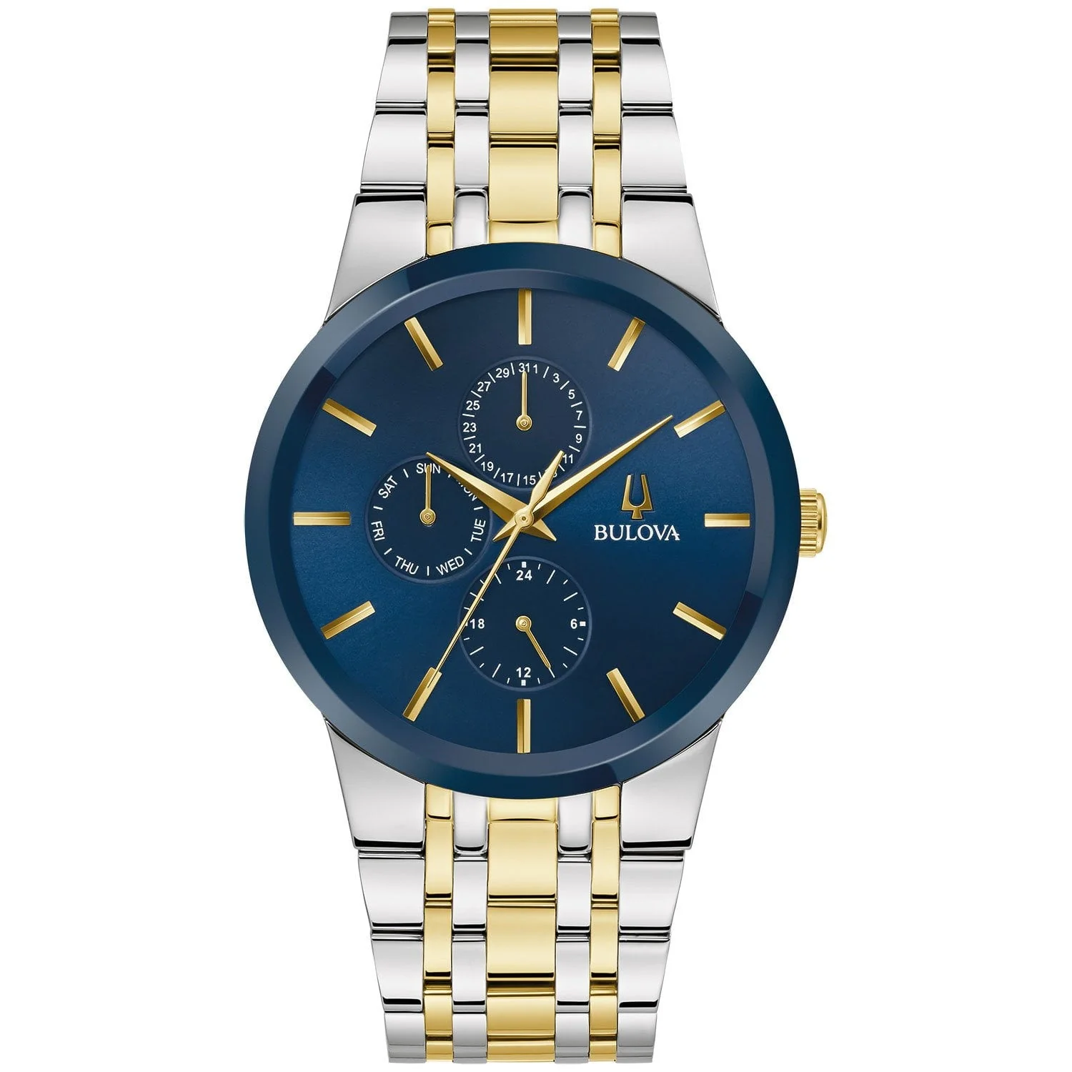 98C145 Reloj Bulova de hombre correa de metal