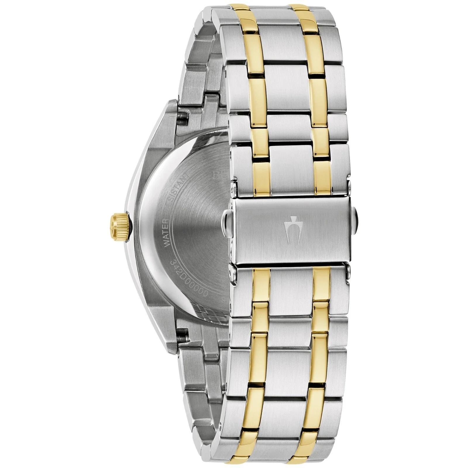 98C147 Bulova Surveyor de caballero pulsera de acero inoxidable - Image 2