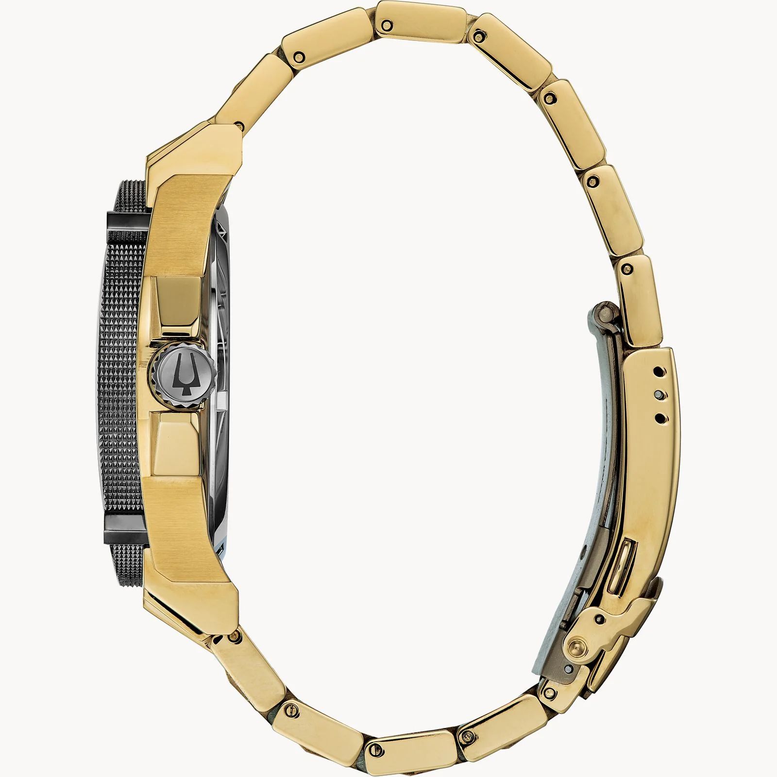 98D156 Reloj Bulova Icon de caballero pulsera de metal - Image 3