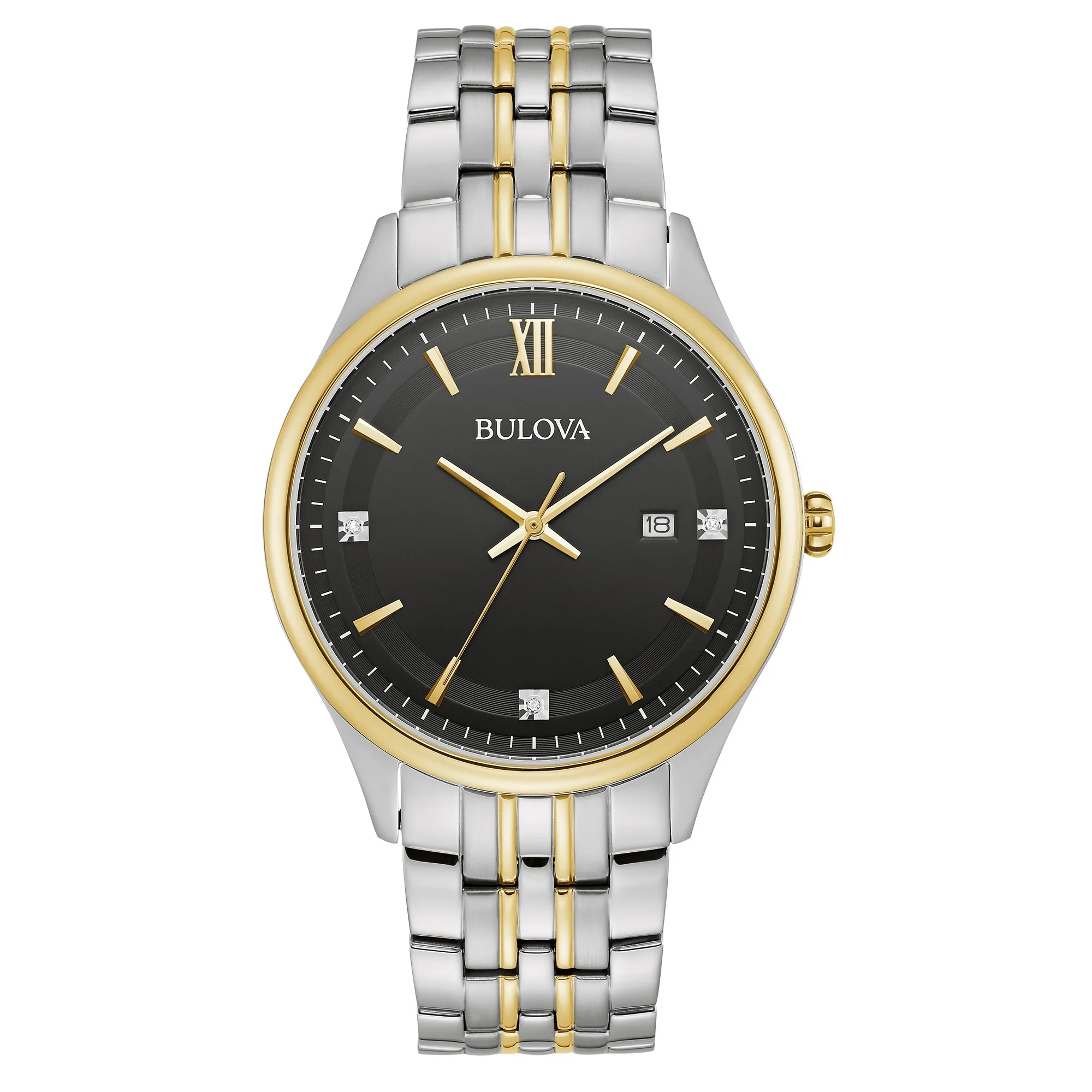 98D160 Reloj Bulova Classic de caballero pulsera de metal
