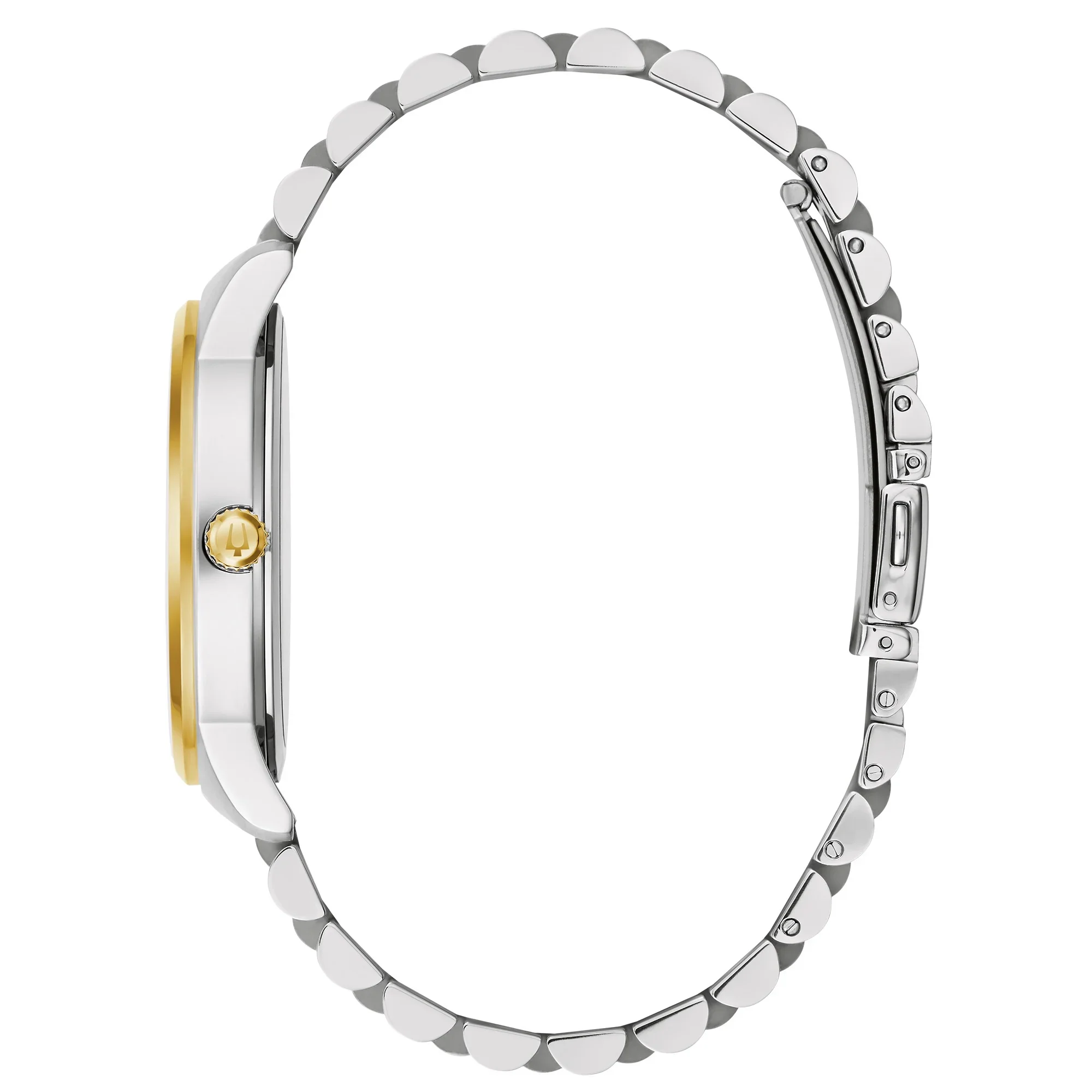 98D161 Bulova Classic para caballero correa de metal - Image 2