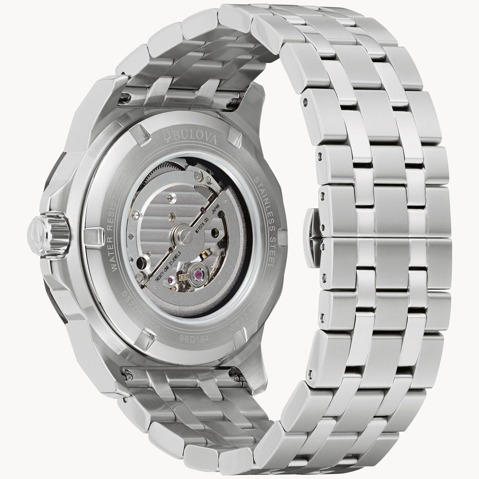 98D184 Reloj Bulova Marine Star Marc Anthony de hombre pulsera de metal 45 mm - Image 4