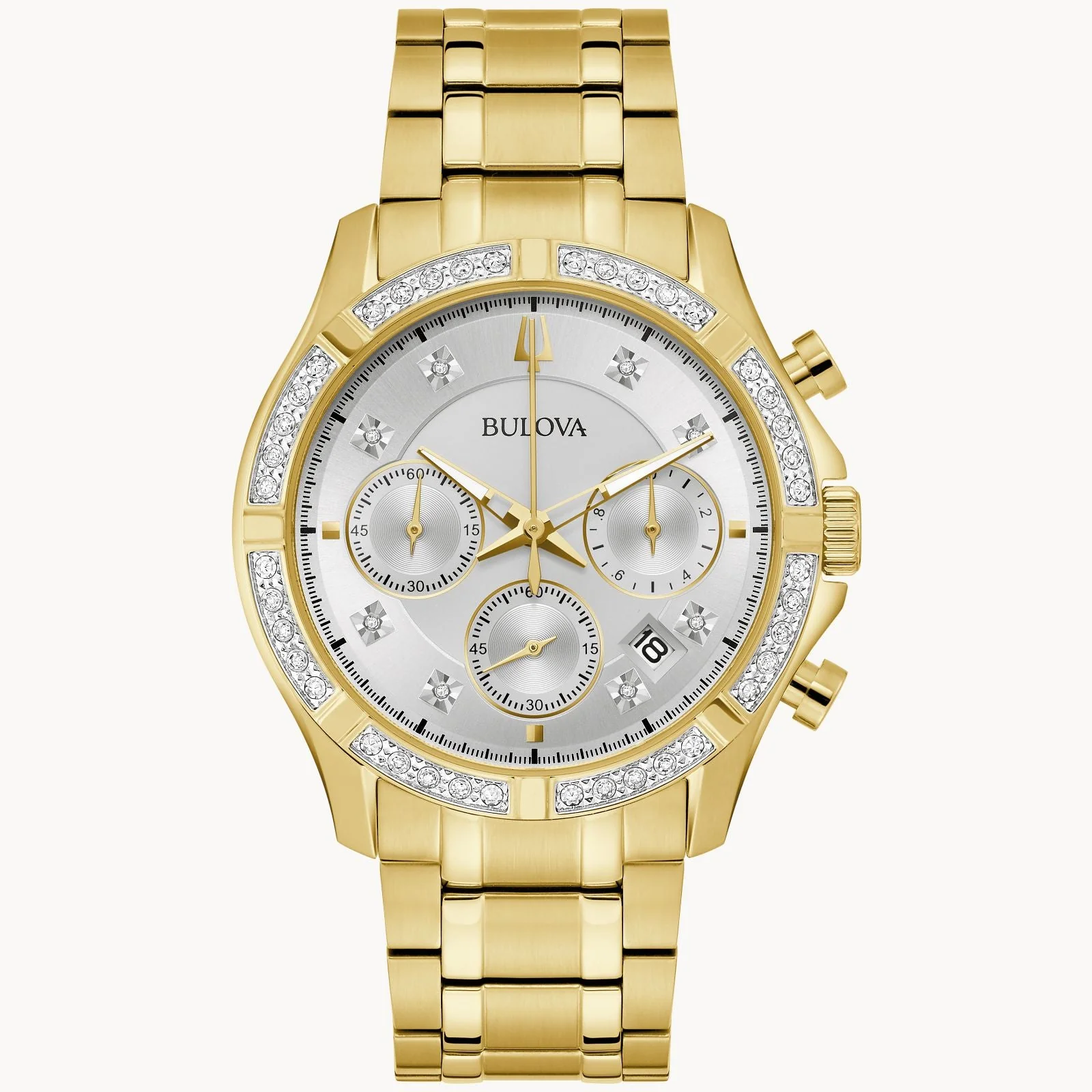 98E113 Reloj Bulova Classic de hombre pulsera de metal