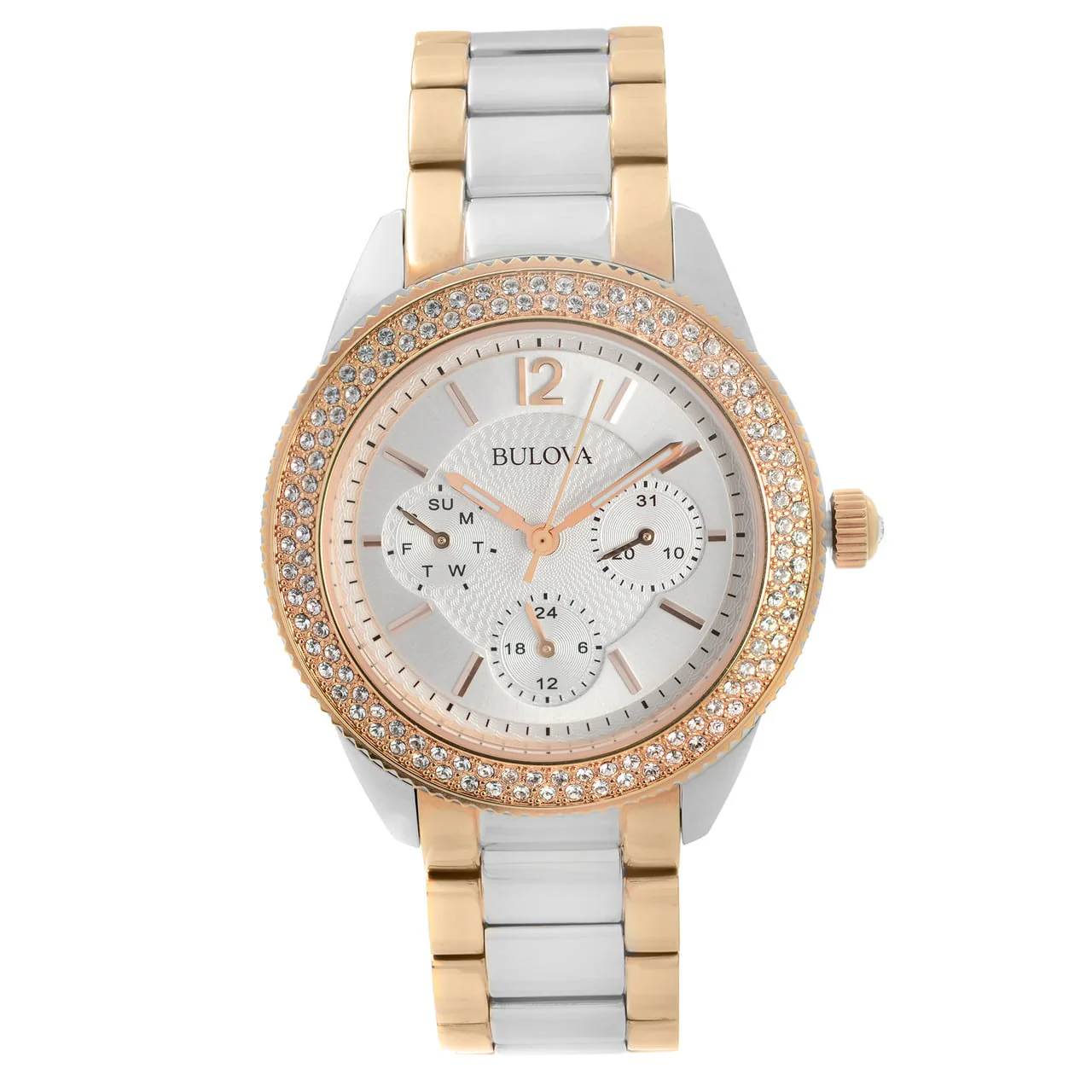 98N100 Bulova Reloj de Pulsera de metal para Mujer